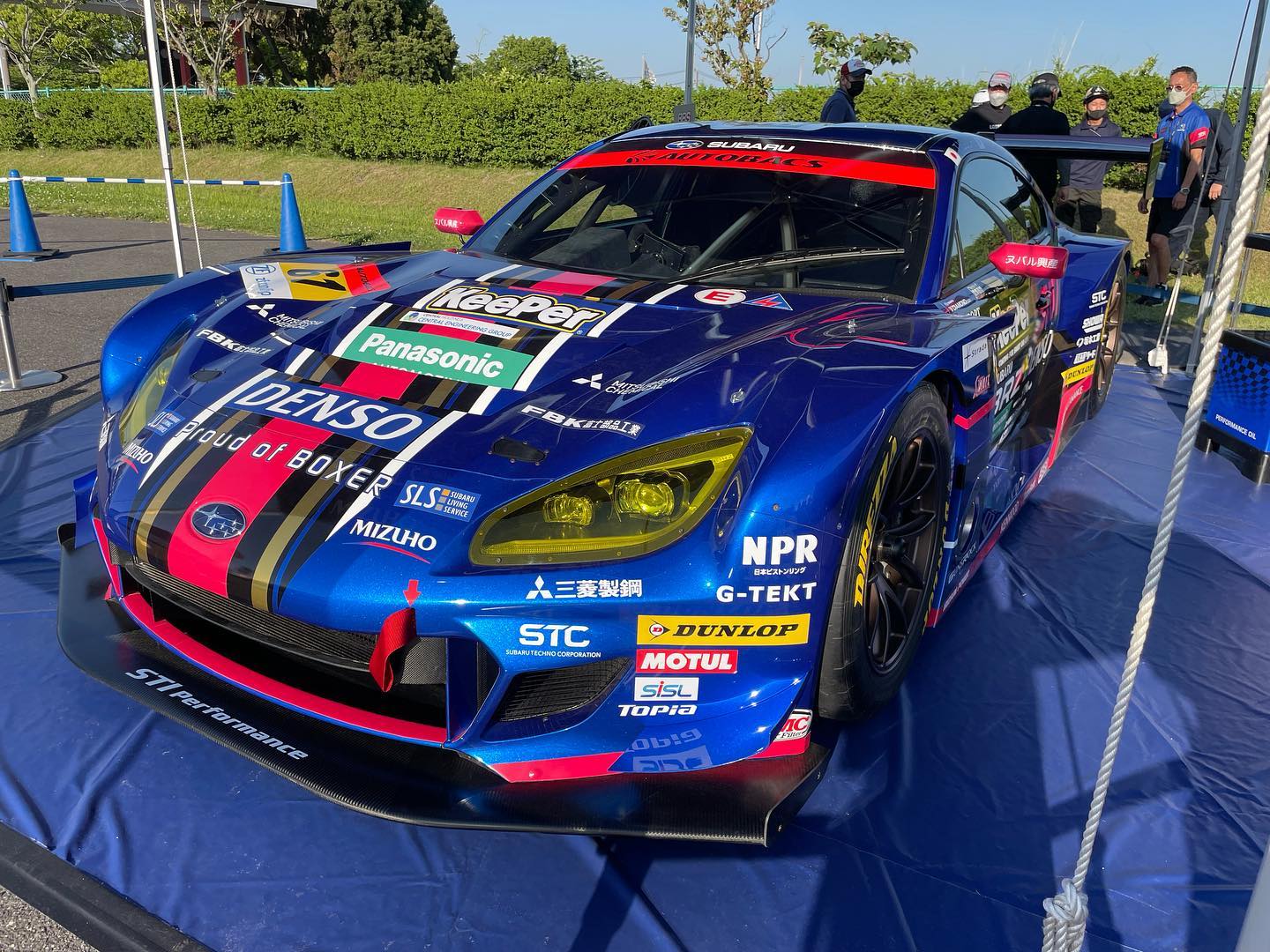 2021 Subaru BRZ R&D Sport GT300 champion on display