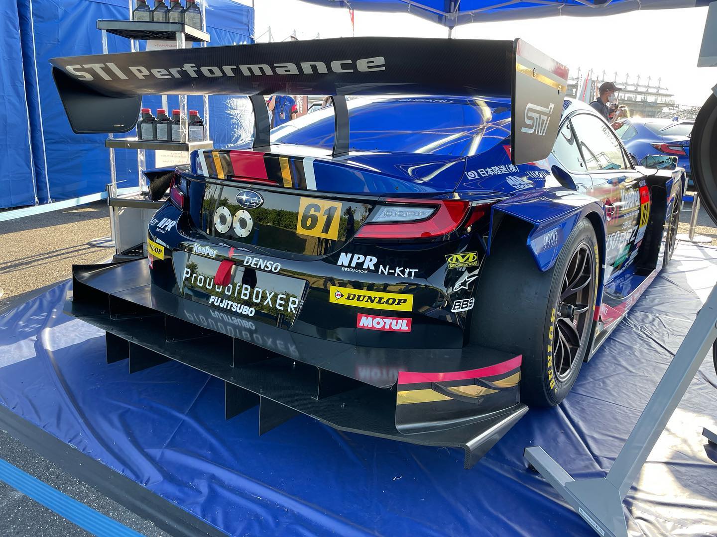 2021 Subaru BRZ R&D Sport GT300 champion on display