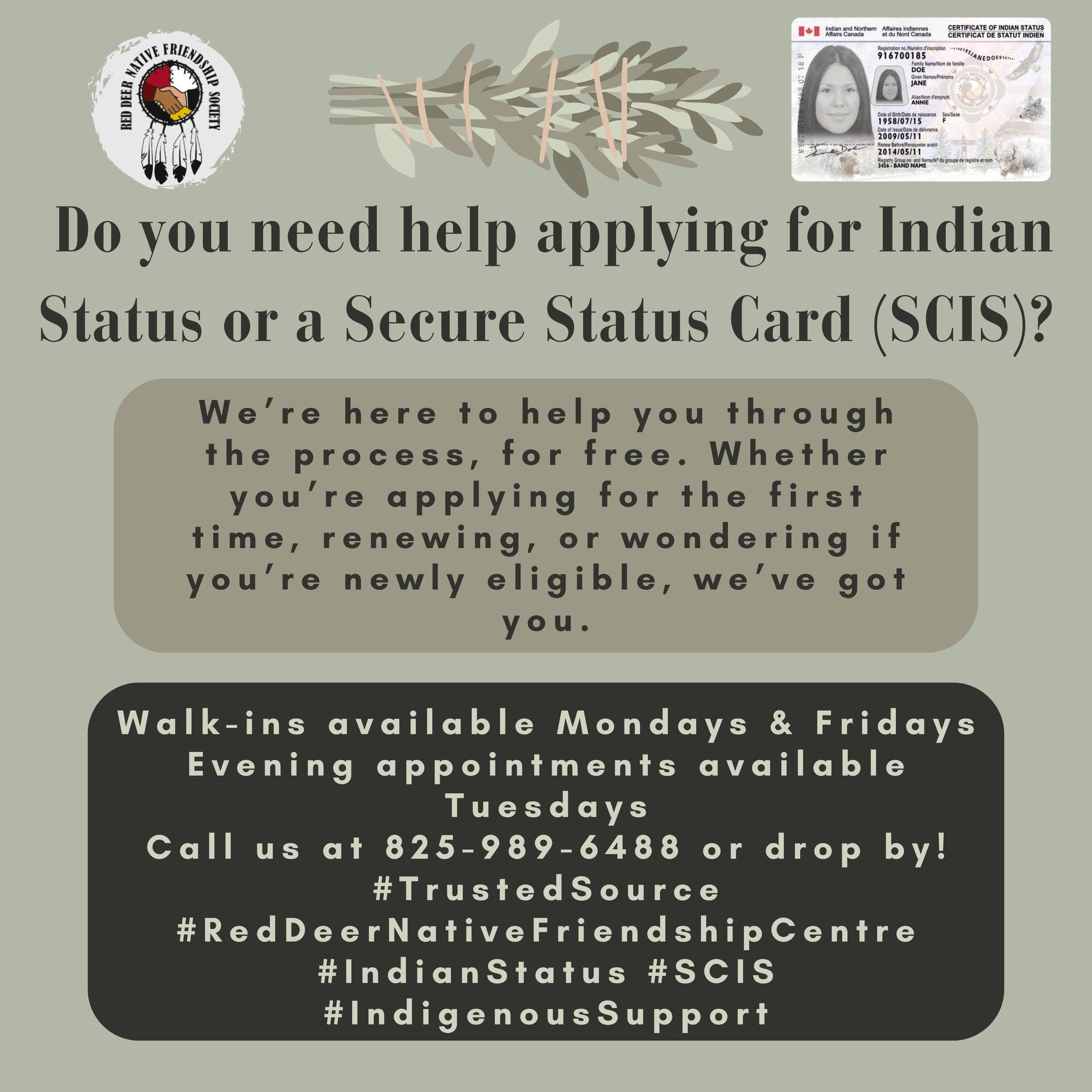 Red Deer... - Red Deer Native Friendship Society - RDNFS