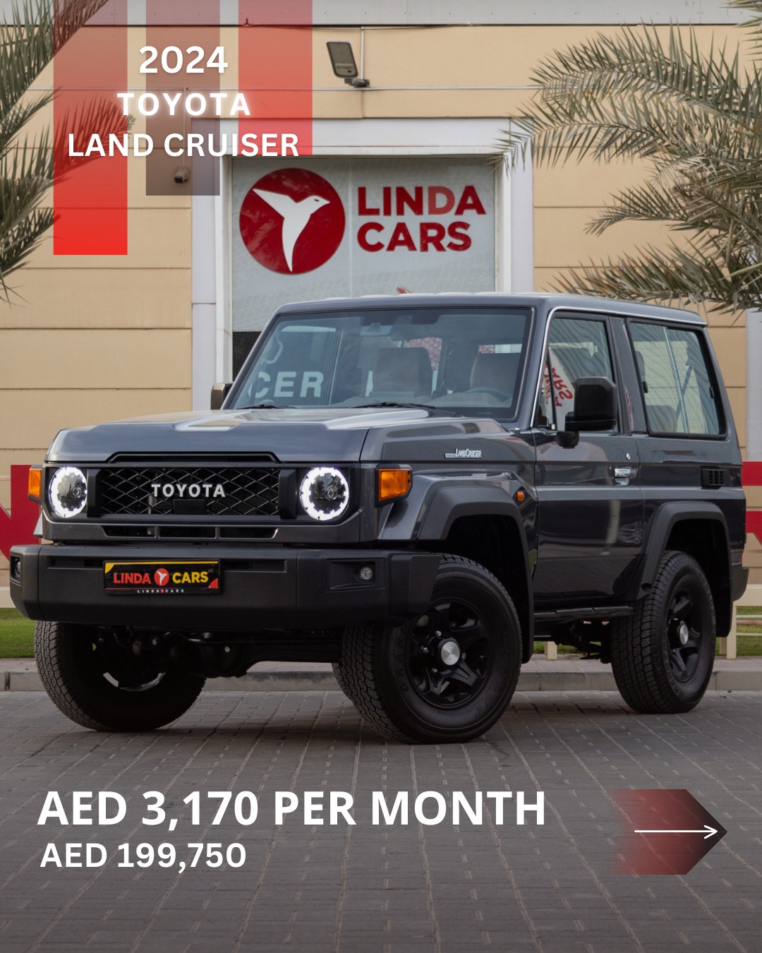 Toyota Land Cruiser 2024 GCC under Warranty with Flexible Down