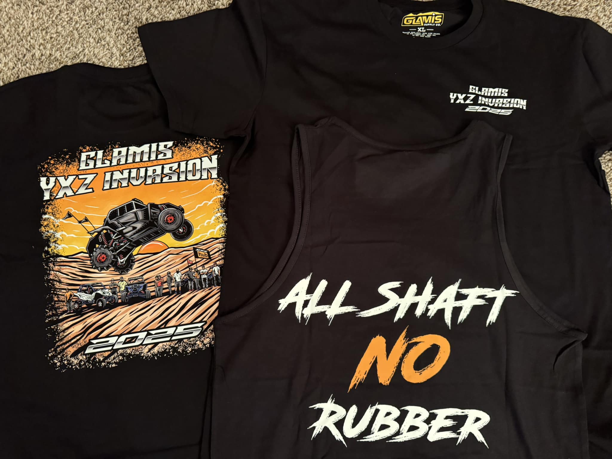 Got my shirts. Can't wait, I'm so pumped for YXZ Invasion 💪🏼😎🤘🏼