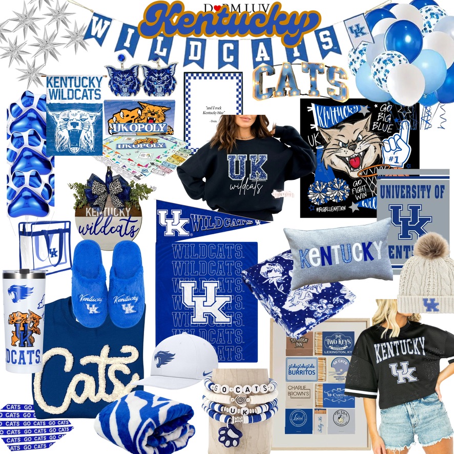 Craftique University Of Kentucky Wildcats Mirrored License Plate Frame - Officially Licensed