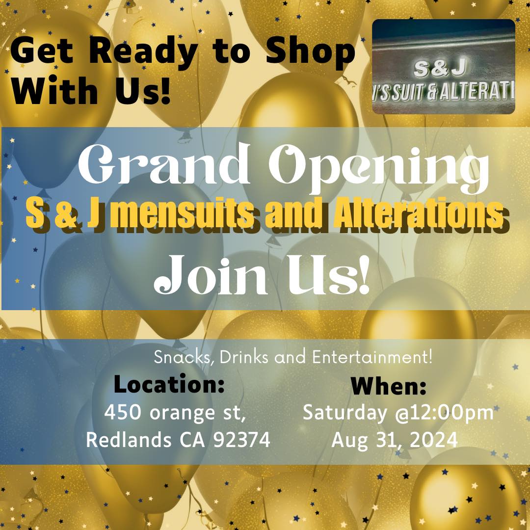 S&J Men's Suits & Alterations | Riverside CA