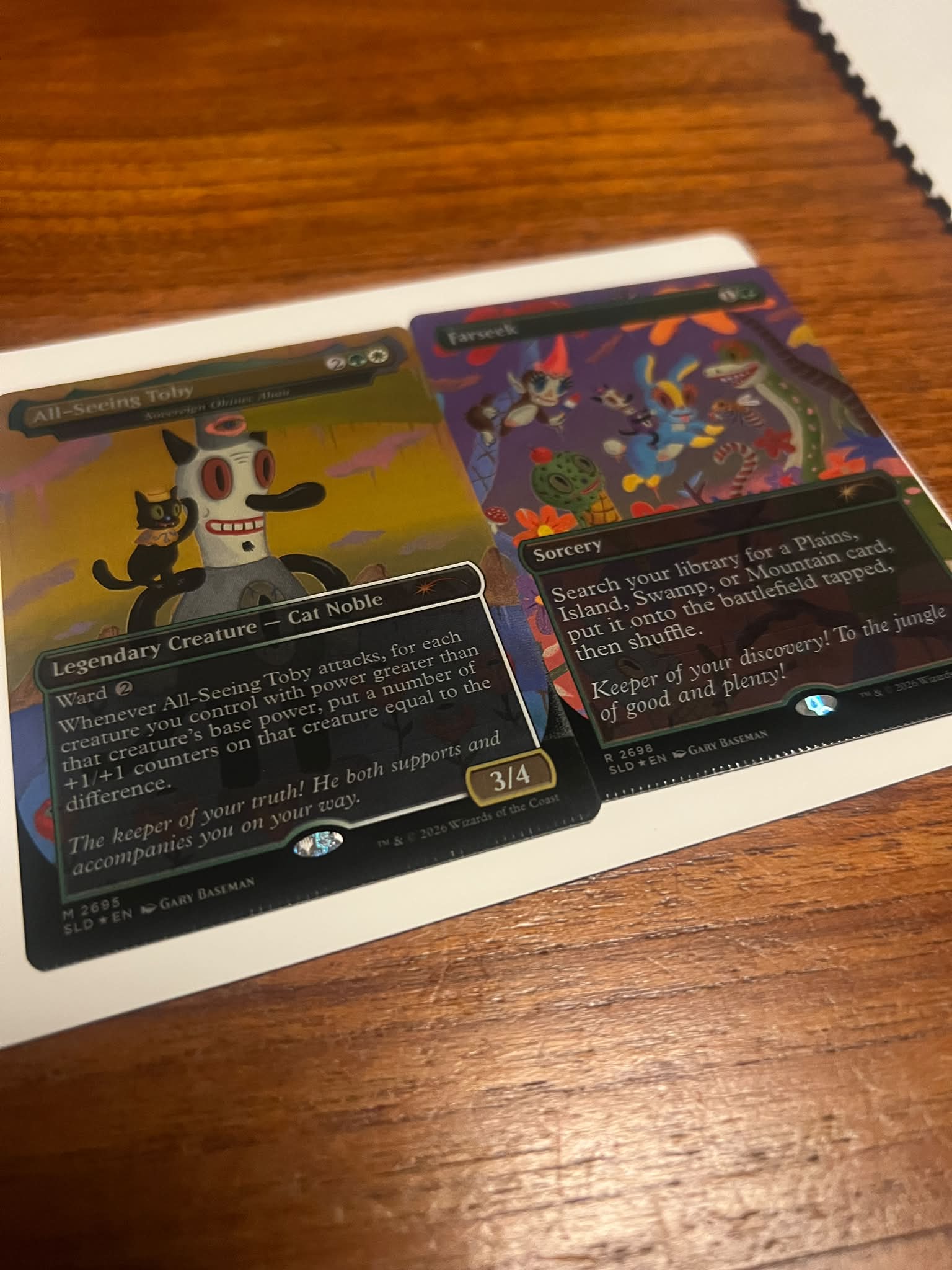 Is this Magic: The Gathering card from Toby's Journey Secret Lair