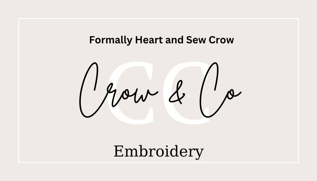 Crow & Co Embroidery | Mooresville NC
