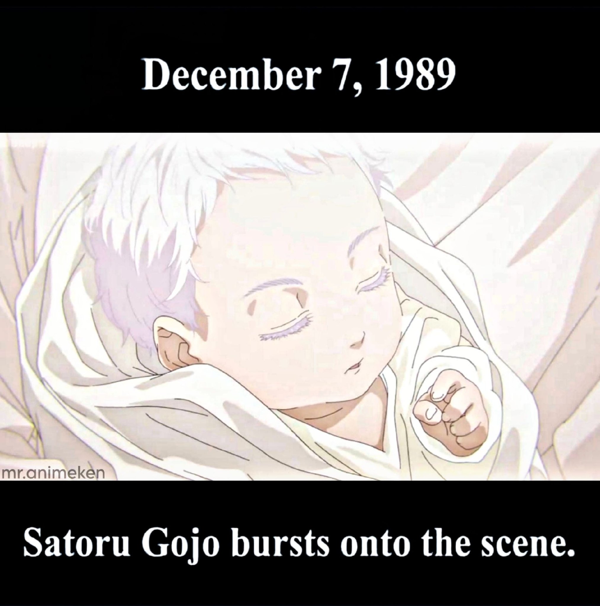 On this day, Satoru Gojo was born. - Mr. Animeken_Official | Facebook