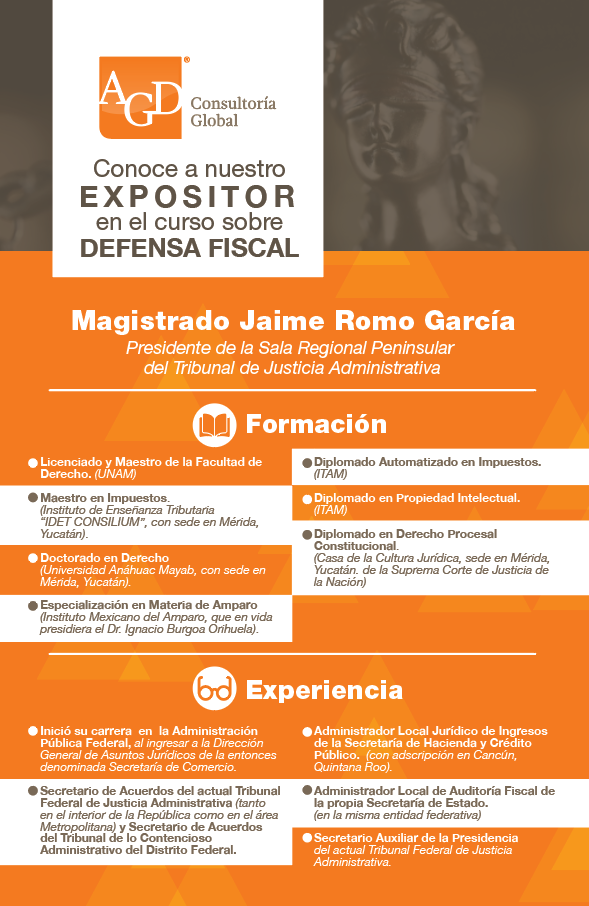 Conoce a nuestro expositor del... - AGD Consultoría Global