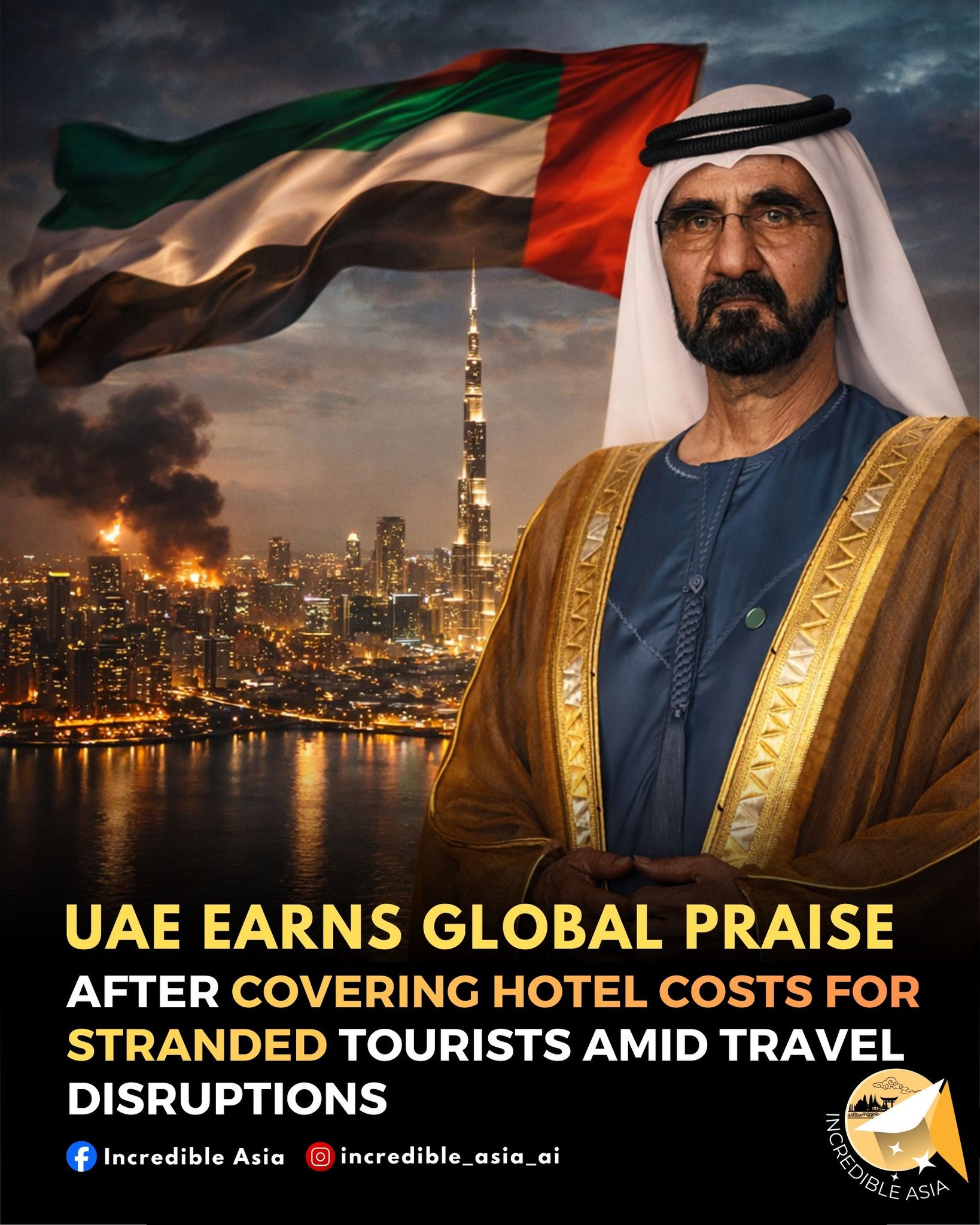 Incredible Asia - The United Arab Emirates stepped in to... | Facebook