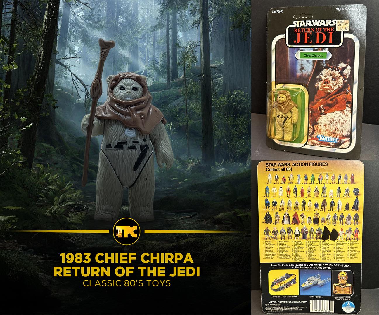 Chief Chirpa was first available in 1983 on Wave 1 of the Return