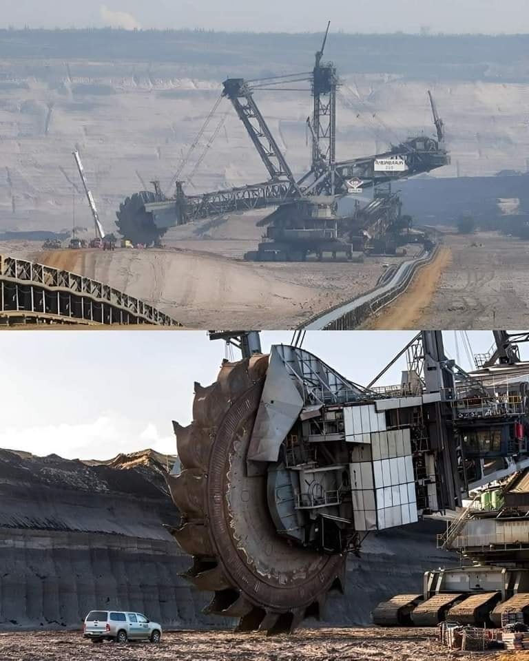 Interesting - The Bagger 288, built in Germany in 1978, is a colossal ...