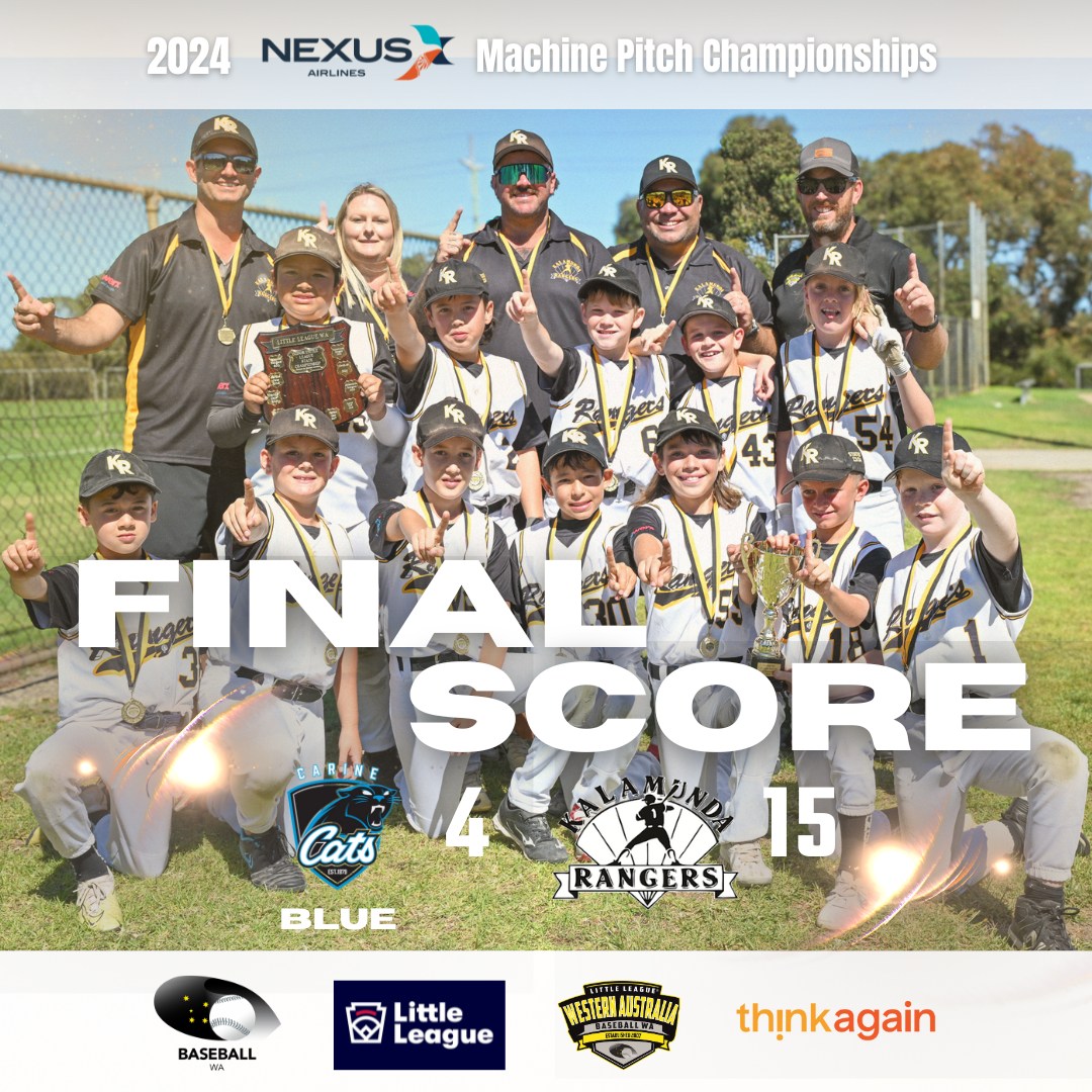 Baseball - Congratulations to the Kalamunda Rangers for their stellar ...