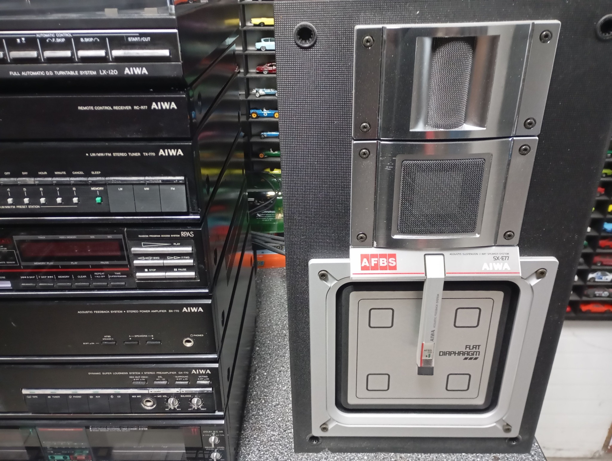 希少】AIWA SX-E77 スピーカーシステム 希少・名機】AIWA SX-E77 平面3