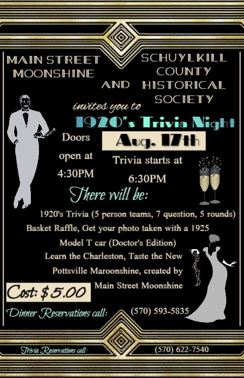 Schuylkill - A friendly reminder to join the Historical Society Main ...
