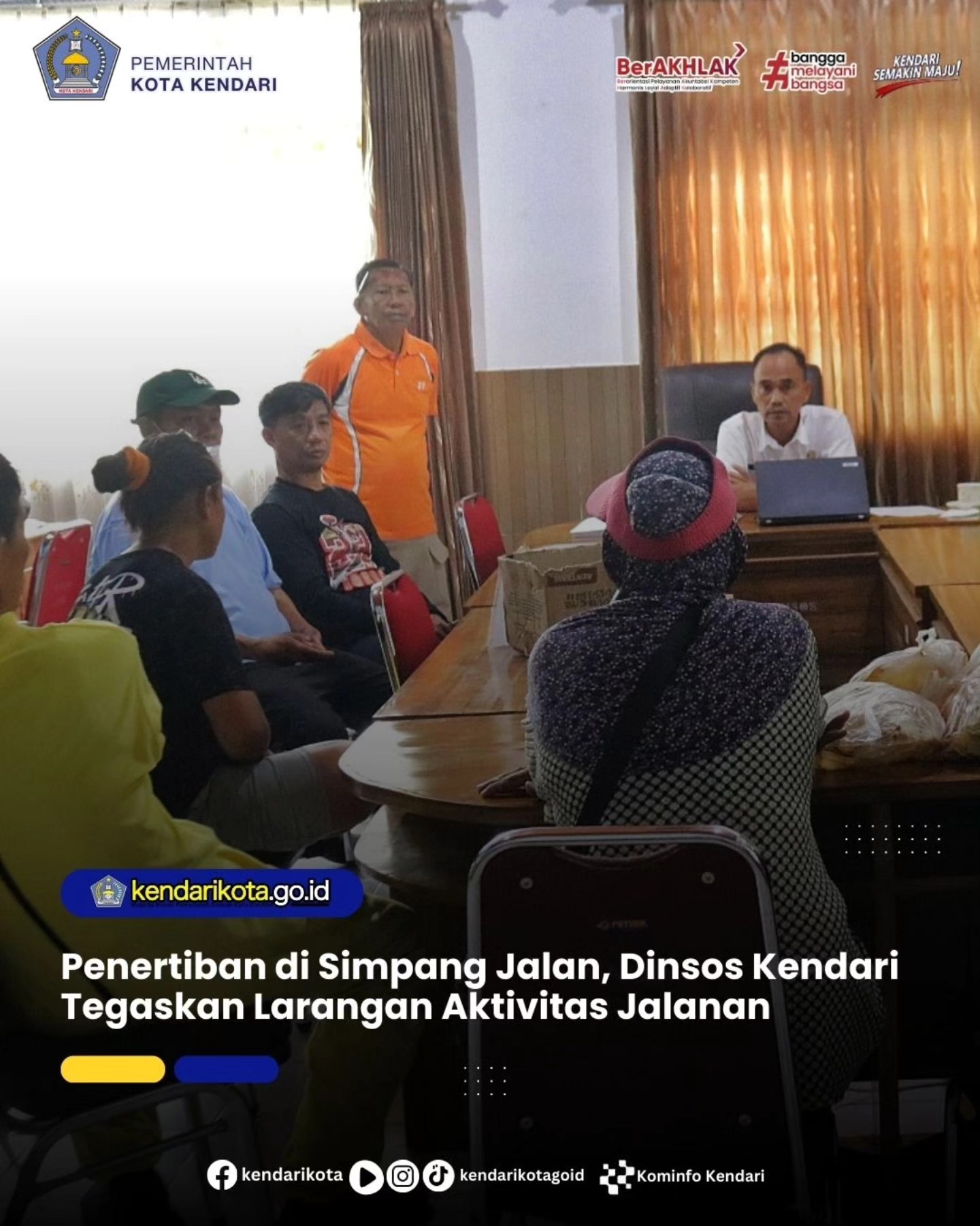 Kendarikota - Penertiban di Simpang Jalan, Dinsos Kendari... | Facebook