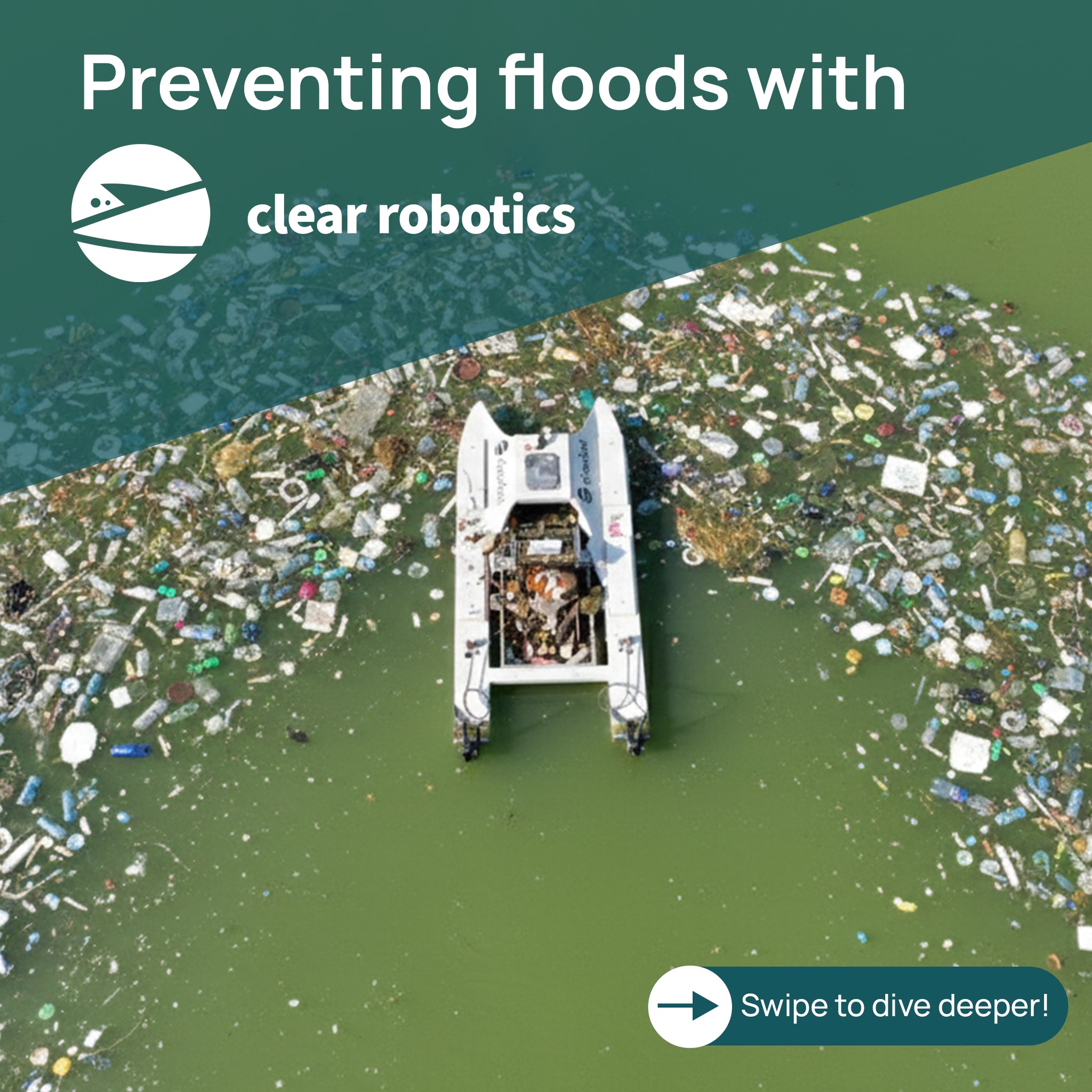 Floods don't always happen because of heavy rain. Sometimes, our