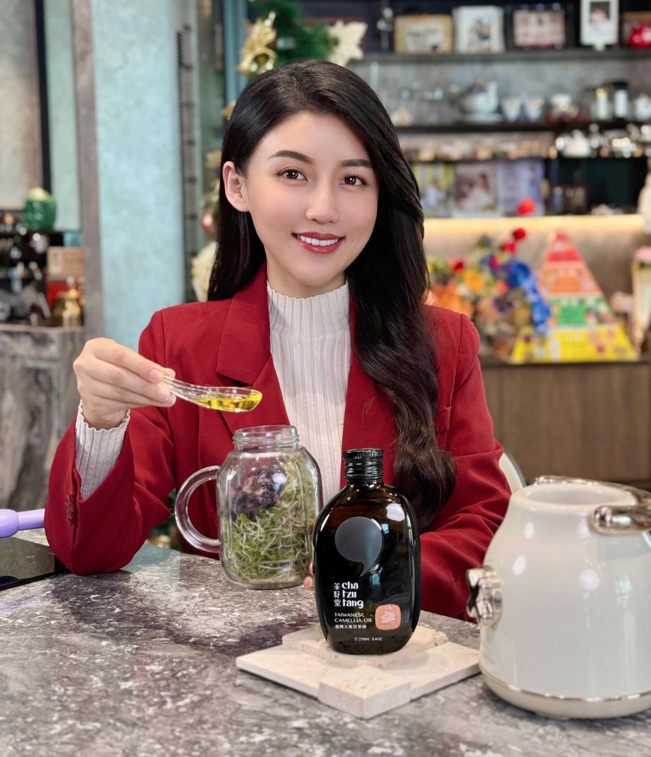 高敏敏 營養師 - 營養師找好油 就跟你每天洗澡想找好的洗浴用品一樣🥹很多人看到茶籽堂 內心應該會默默加分...