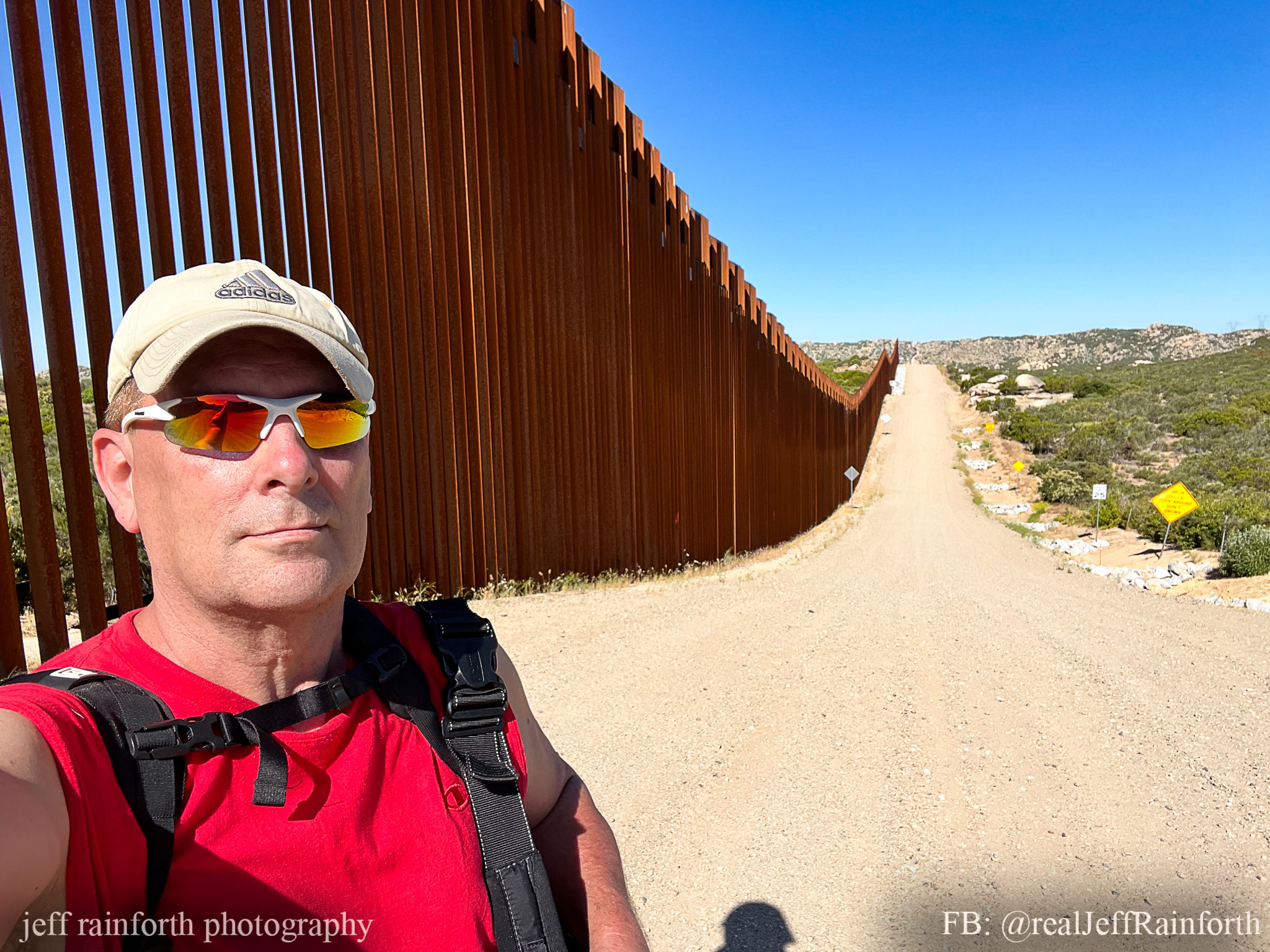 Jeff Rainforth - 30-foot-high wall going over hills during...