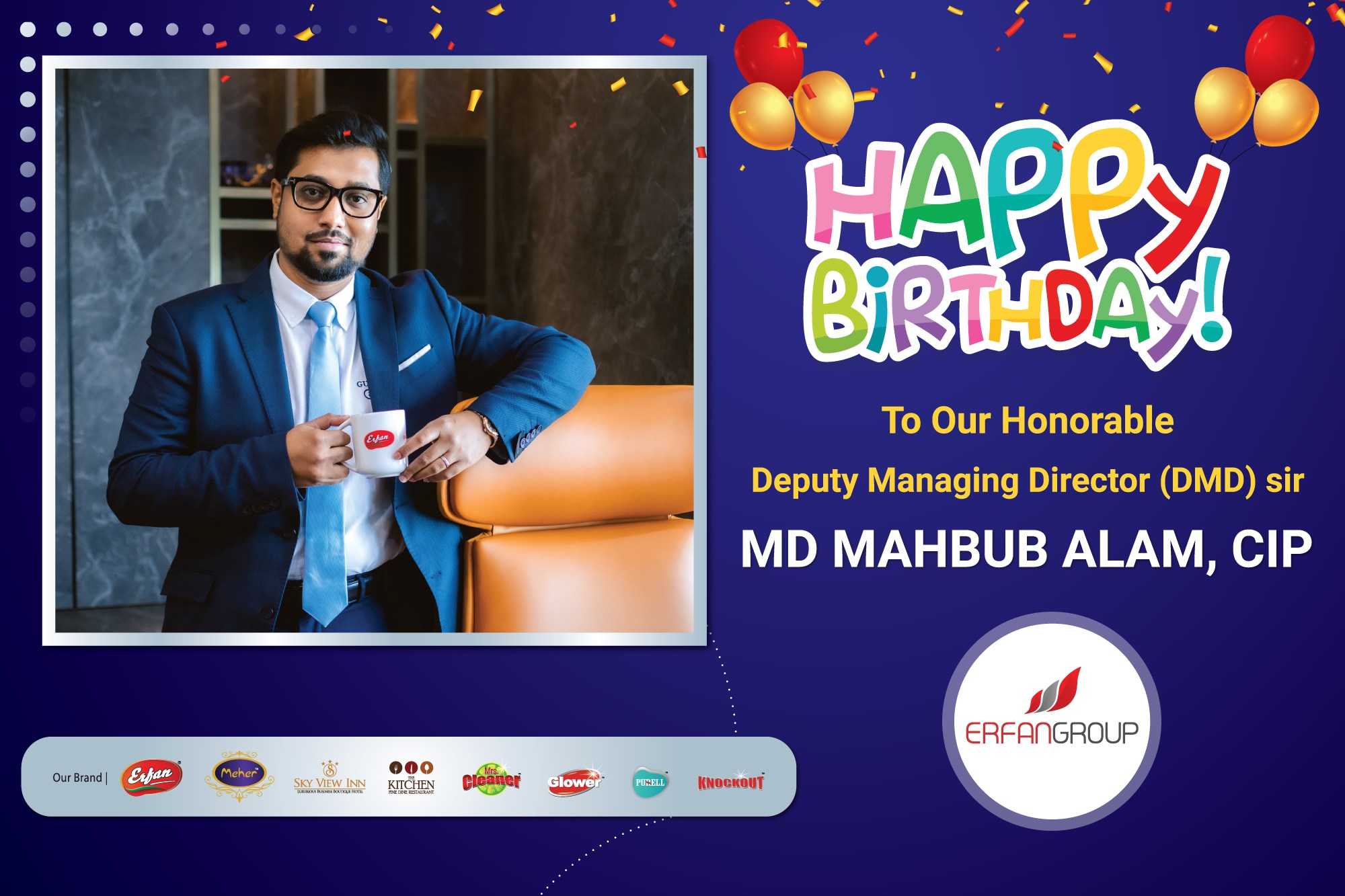 SKY - Happy Birthday to Our Honorable Deputy Managing Director (DMD ...