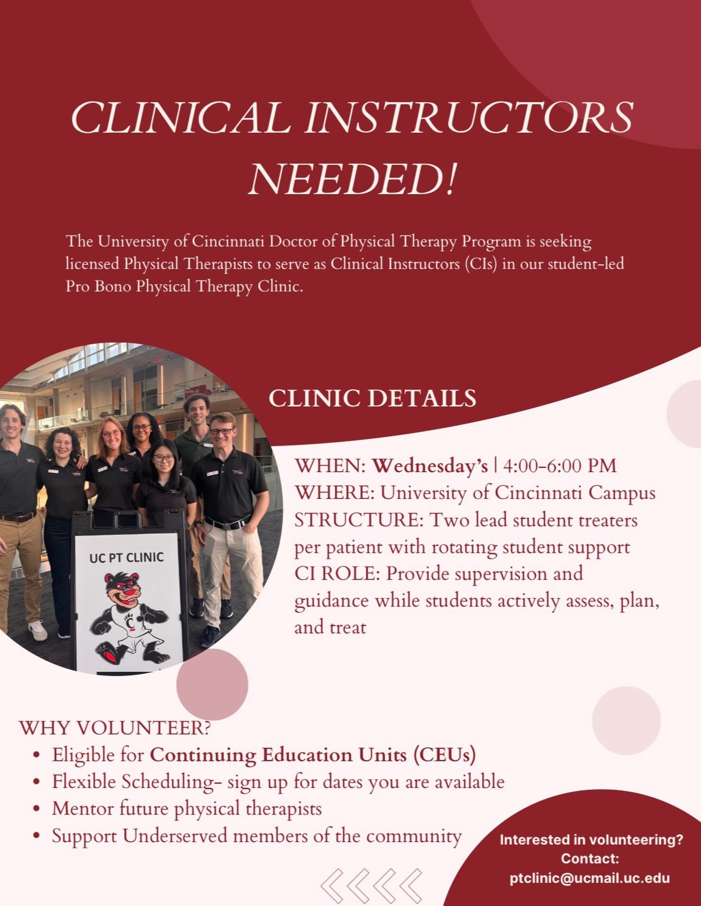 University of Cincinnati Doctor of Physical Therapy Program | Cincinnati OH
