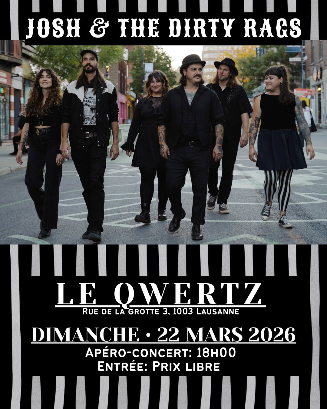 Josh & the Dirty Rags @ Le Qwertz - Lausanne SUI