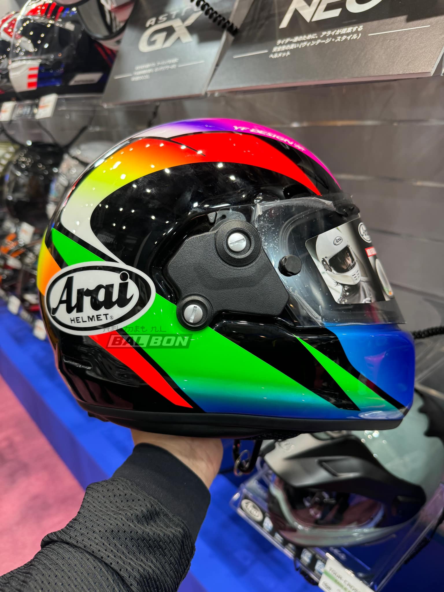 Helmet - Arai Rapide Neo SAKATA 2024 Tokyo Motorcycle Show 