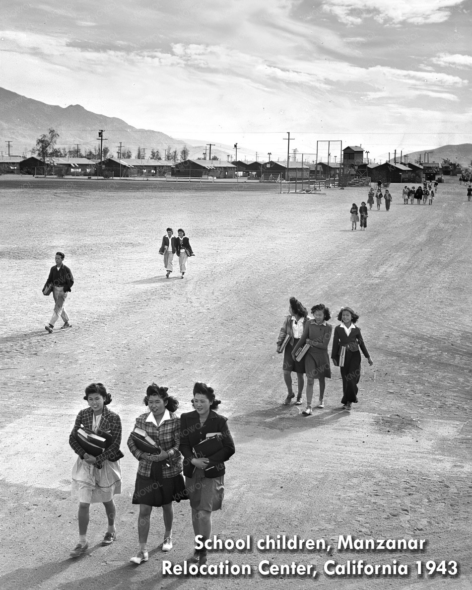 These photos by Ansel Adams of life in a Japanese internment camp
