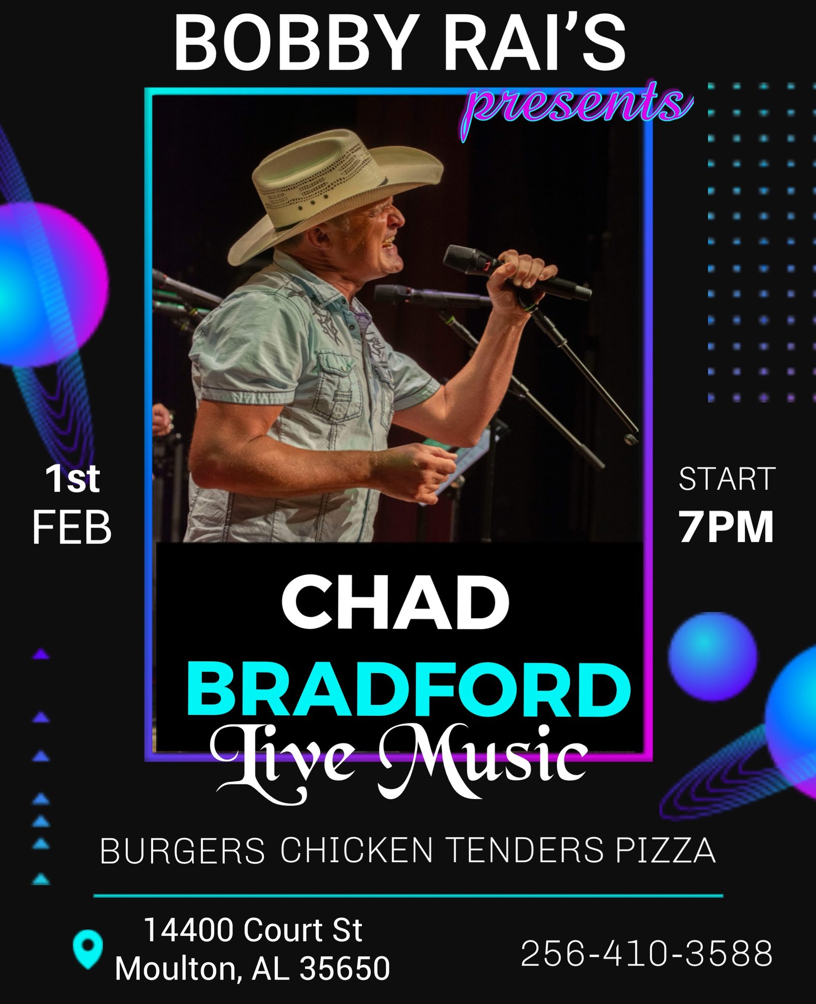 Chad Bradford at Bobby Rai's