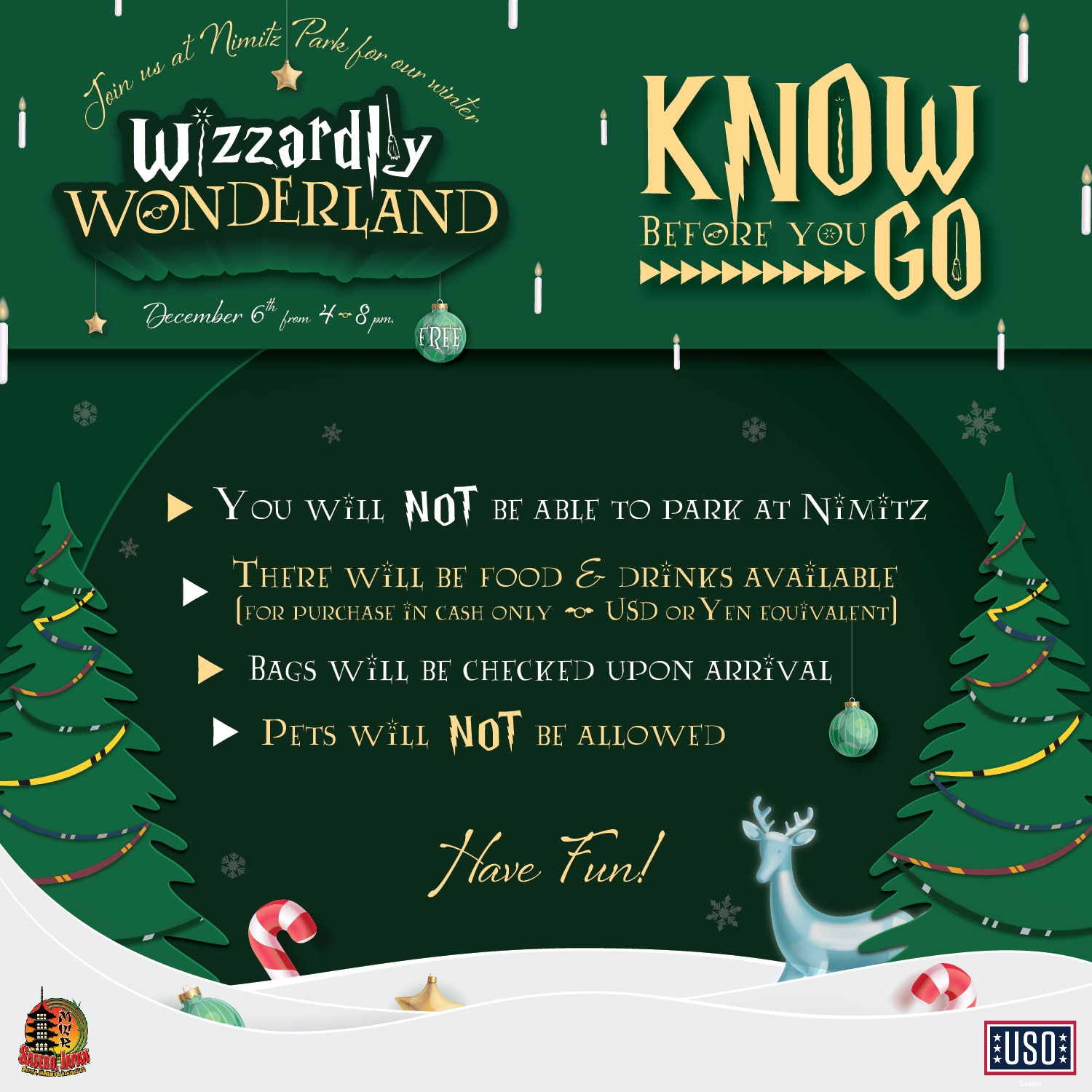 MWR - • Know Before You Go • Are you in a magical mood yet, Sasebo We ...