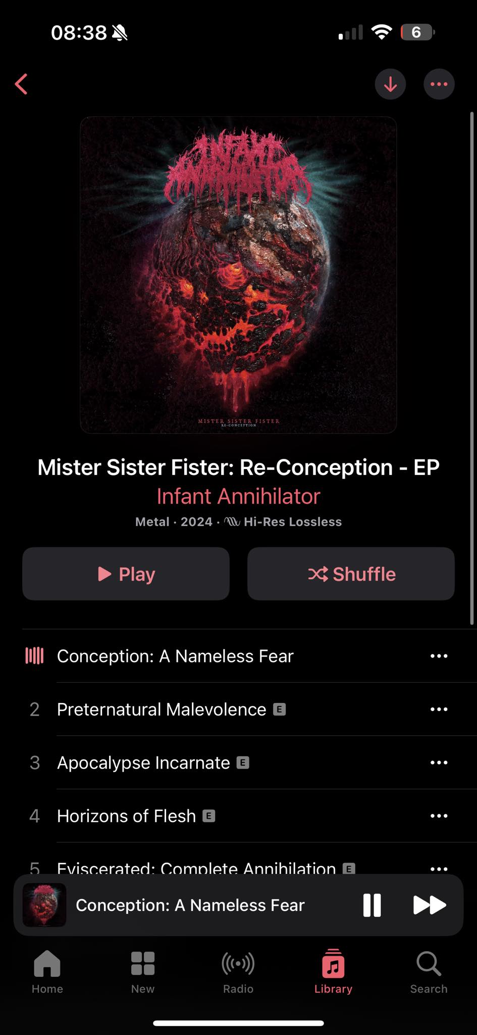 Infant Annihilator's re-recorded EP 'Conception' available for pre