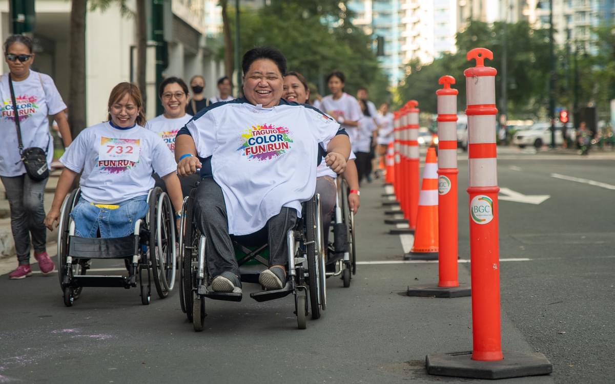 I Love Taguig - The City led the Taguig Color Fun Run 2024...