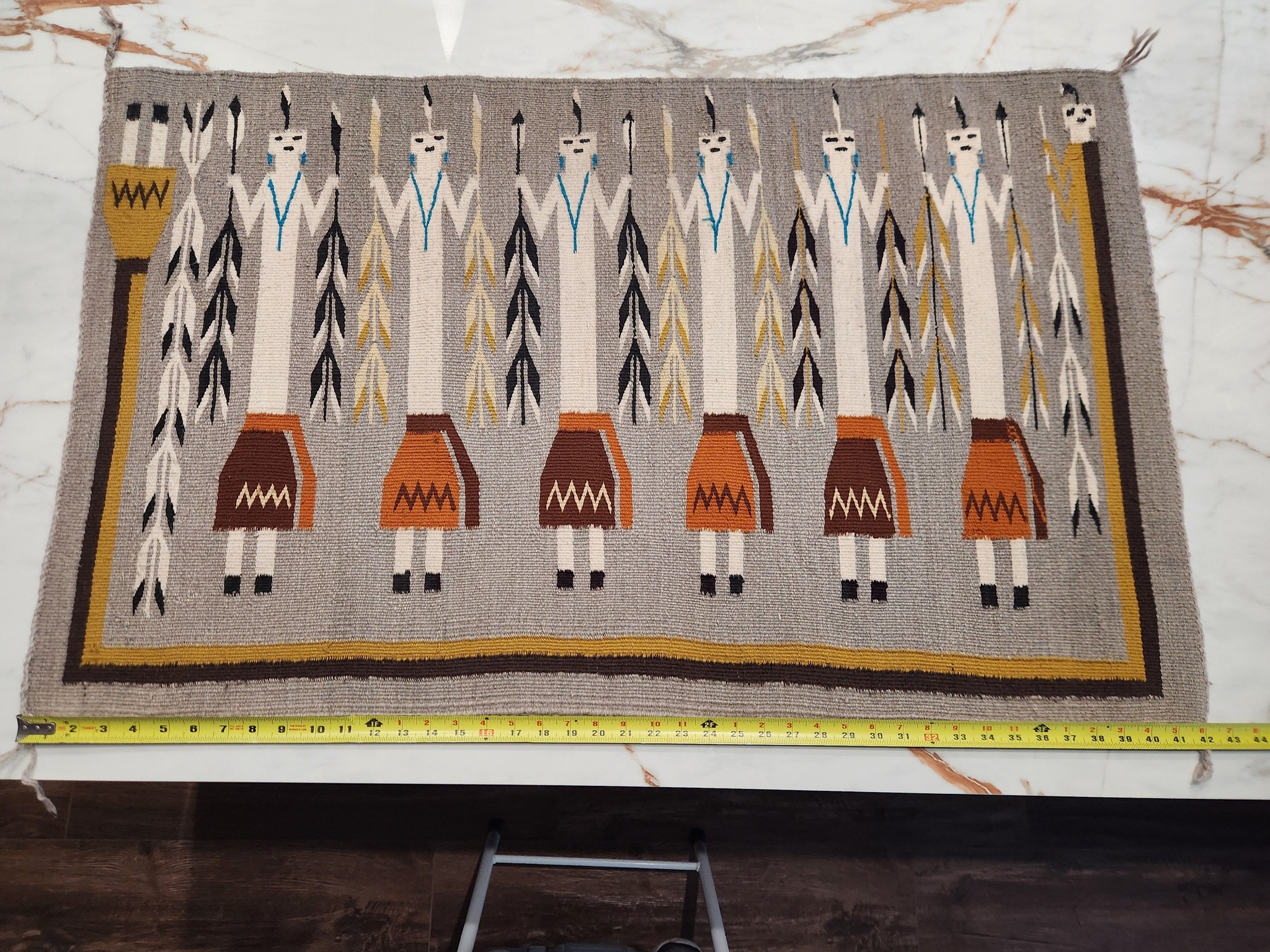Authentic Navajo Yei Rug for Sale from Original Owner