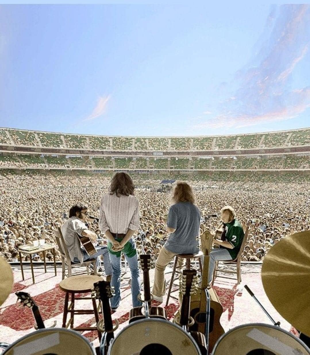 Crosby, Stills, Nash, 1974. 📸 Joel Bernstein