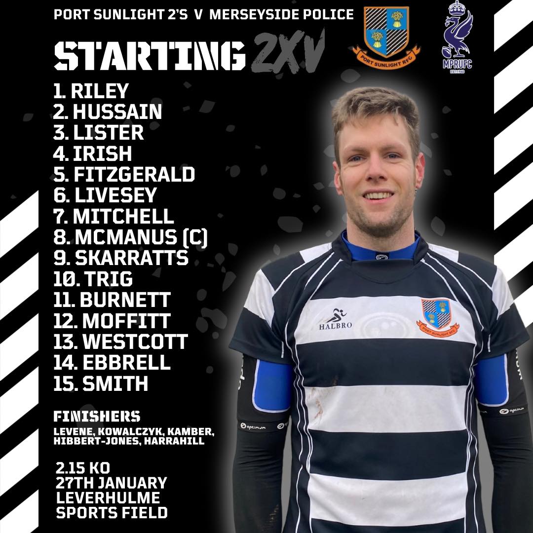 The 2’s face Merseyside Police... - Port Sunlight Rugby Club | Facebook