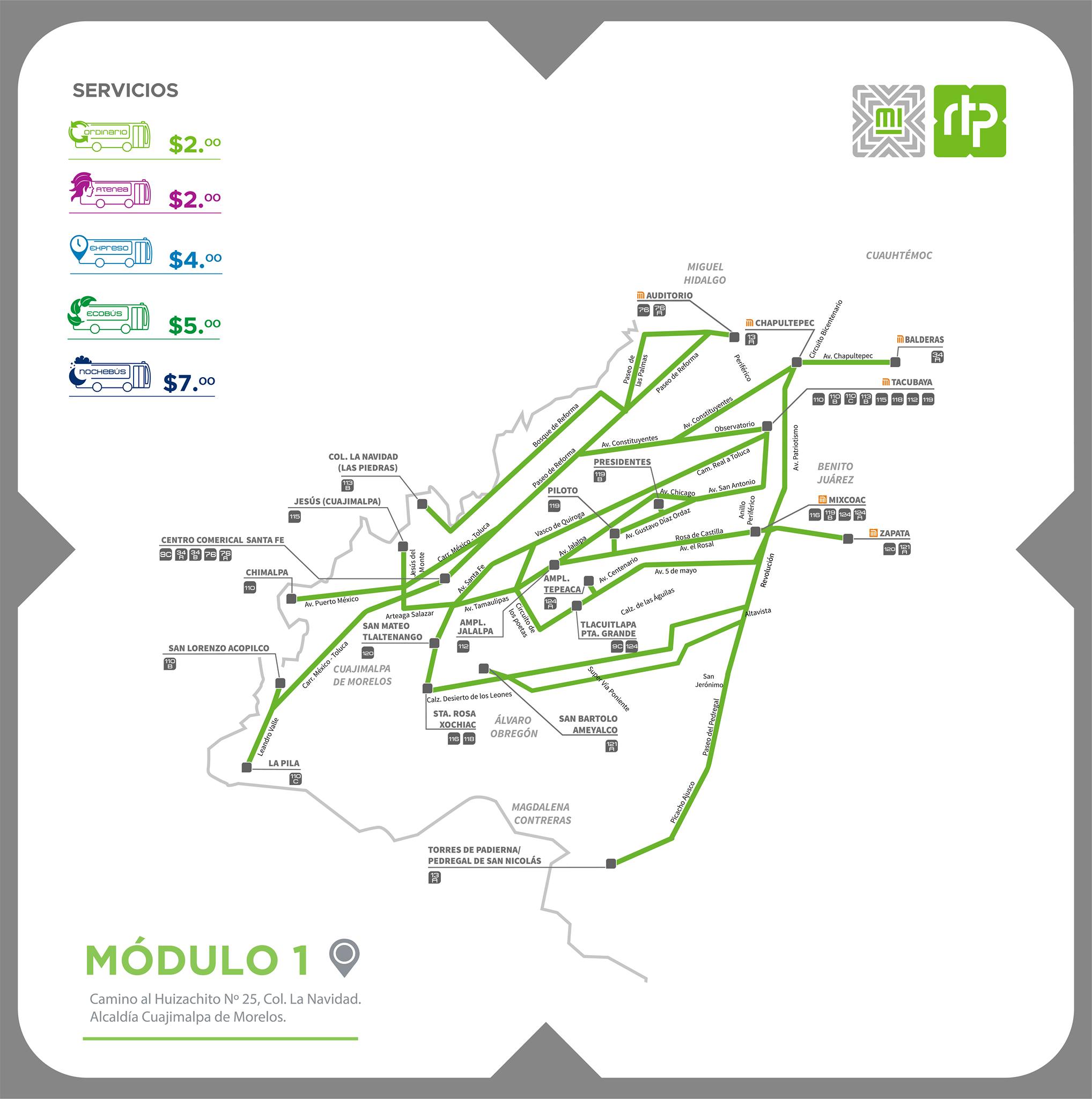 ¿Ya conocen las Rutas del Módulo 1 de #MIRTP? 💚🚃 🚏 Aquí se las... - RTP ...