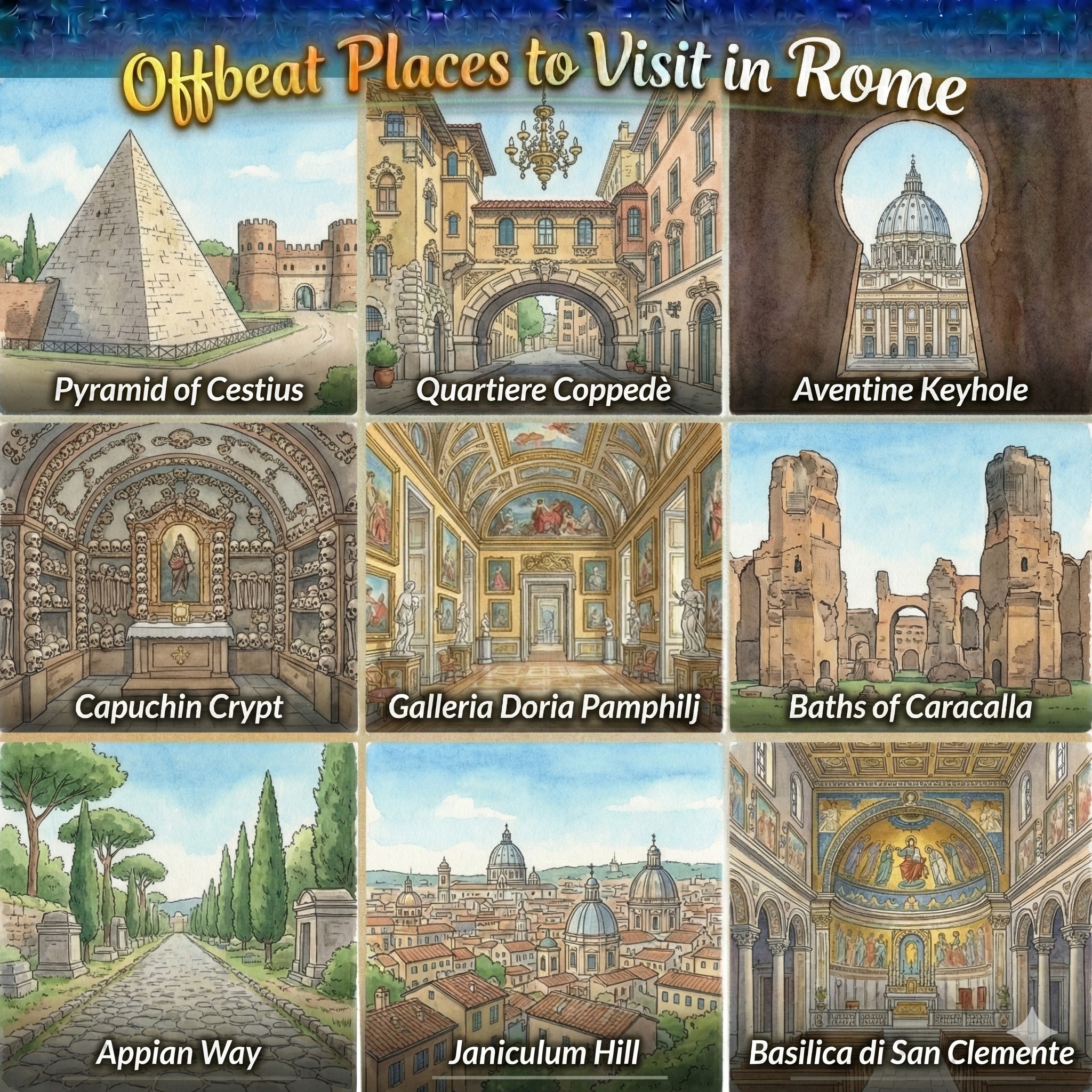 Ghumne - Rome (Offbeat) 🇮🇹 Beyond the Colosseum and Vatican crowds ...