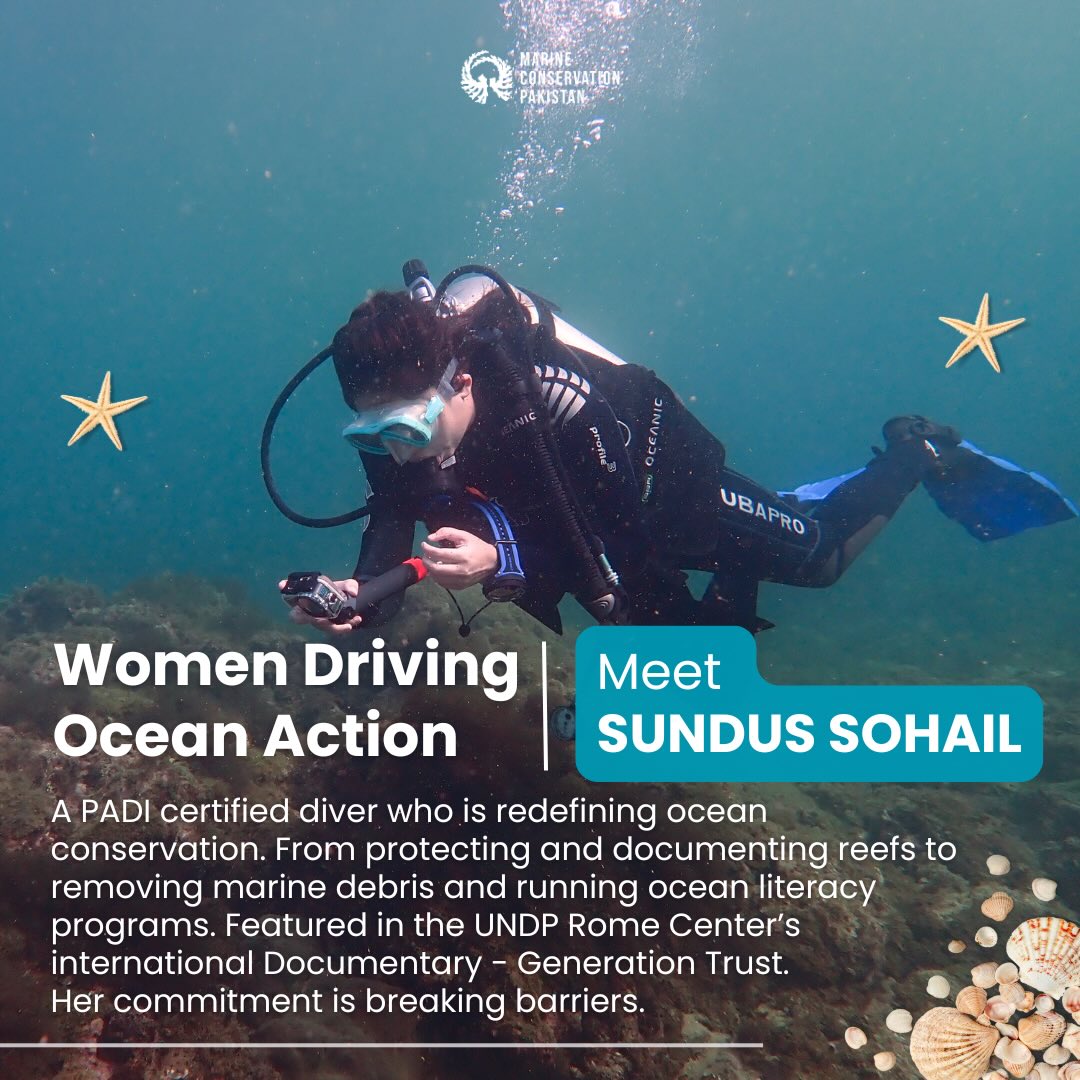 Celebrating women who dive... - Marine Conservation Pakistan | Facebook