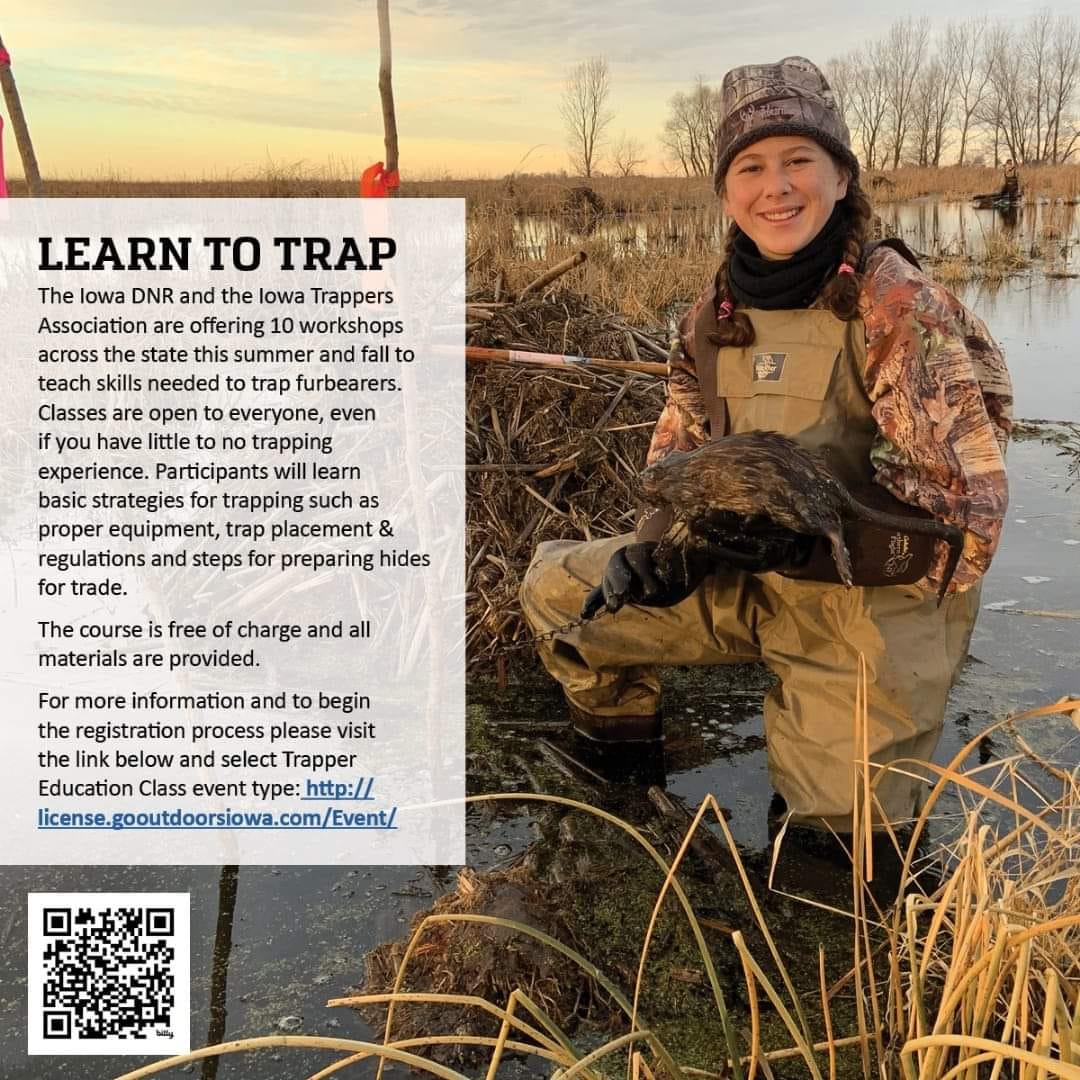 Iowa Trapper - Aug 18 we will be in Mason City at the Lime...