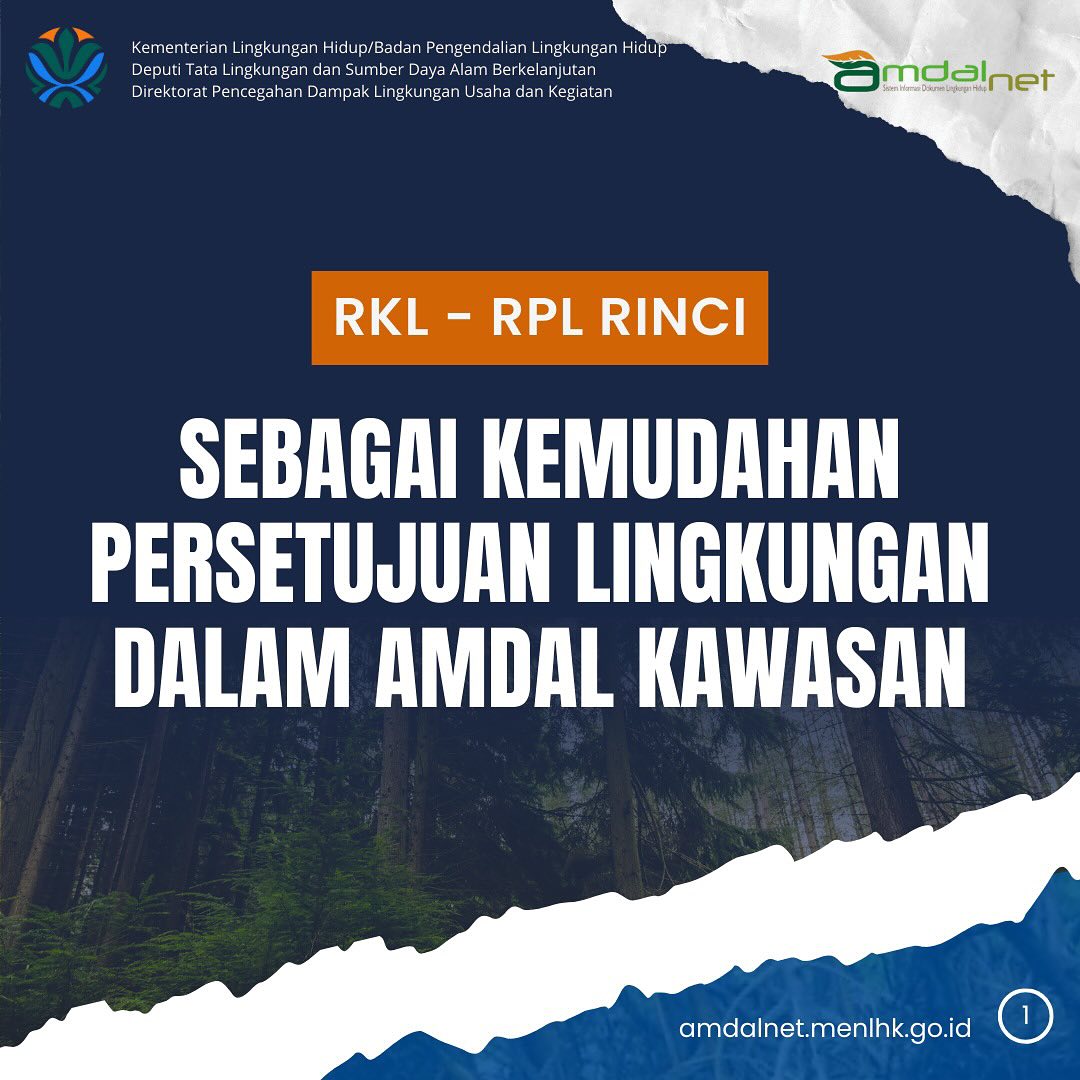 Halo Sobat Amdal! Mengenal RKL-RPL dalam Amdal Kawasan: Kemudahan ...