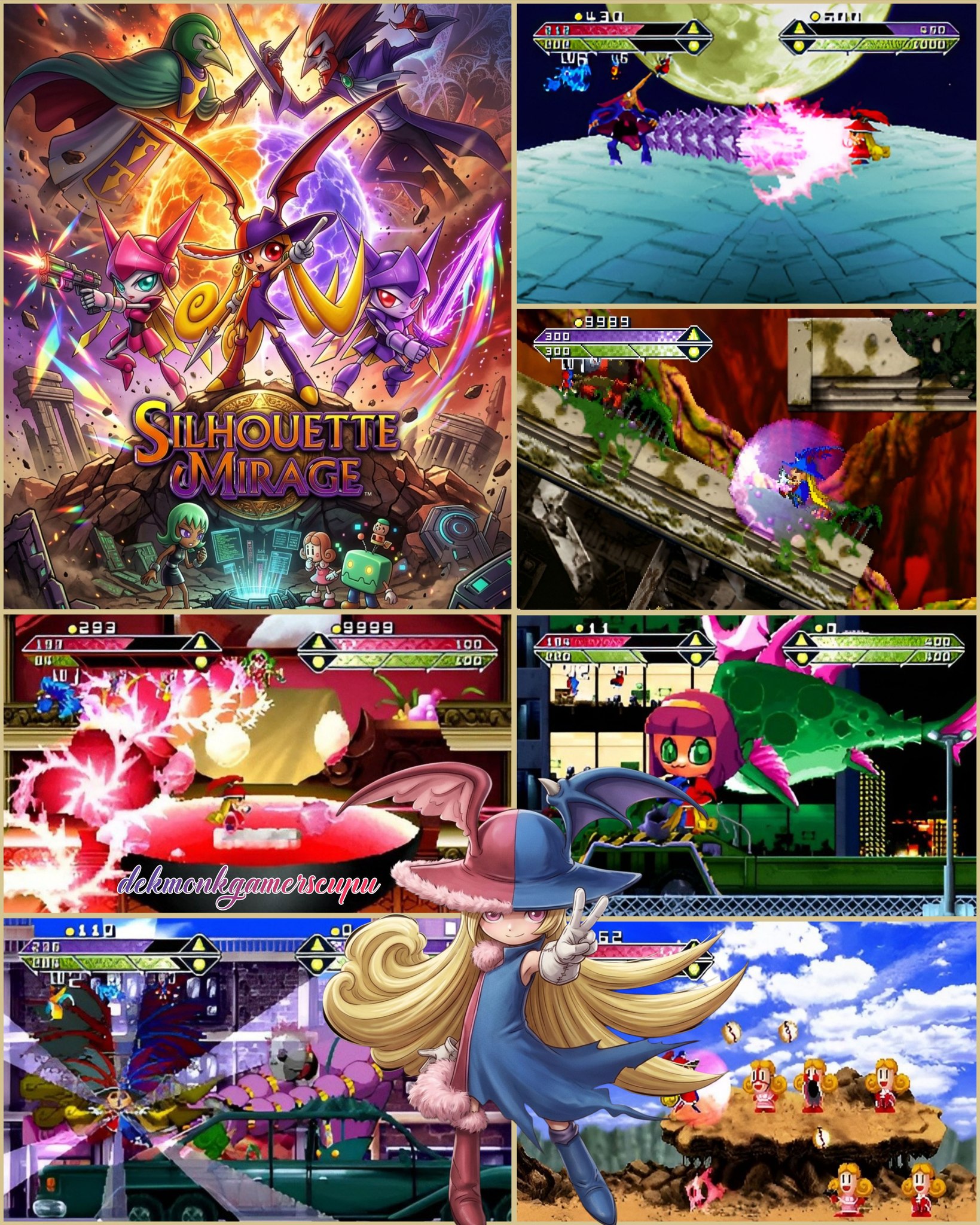 Silhouette Mirage game features and gameplay