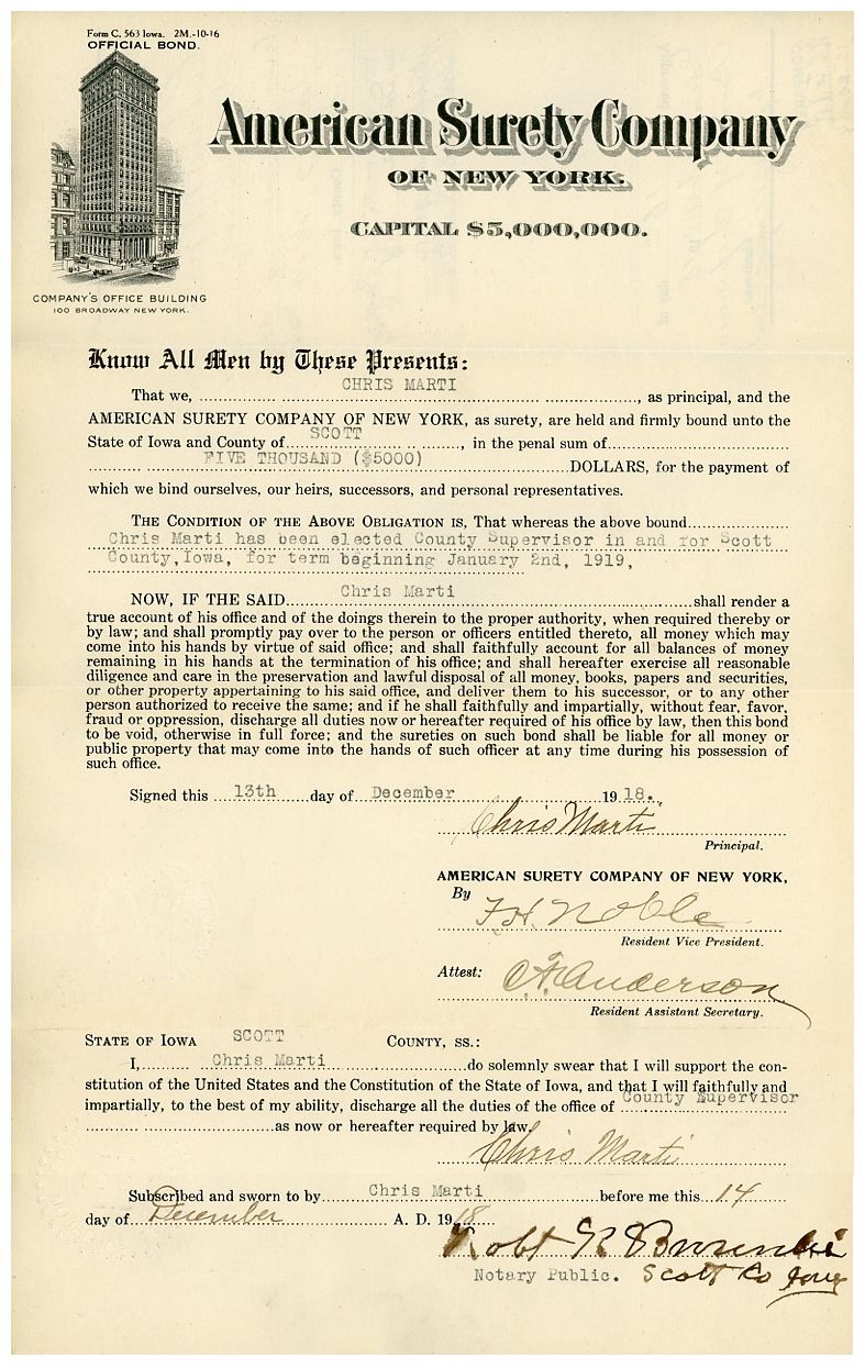Davenport Iowa History - W. F. McLaughlin & Company - 1911 W. F ...