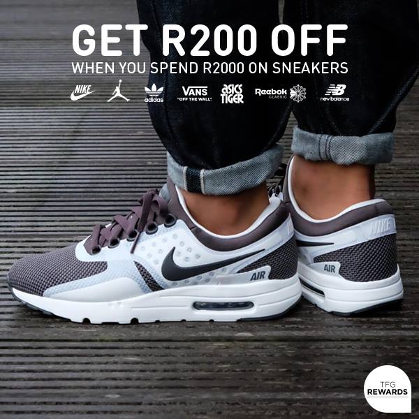 Fam, we're giving you R300 off because you're a sneakerhead, just