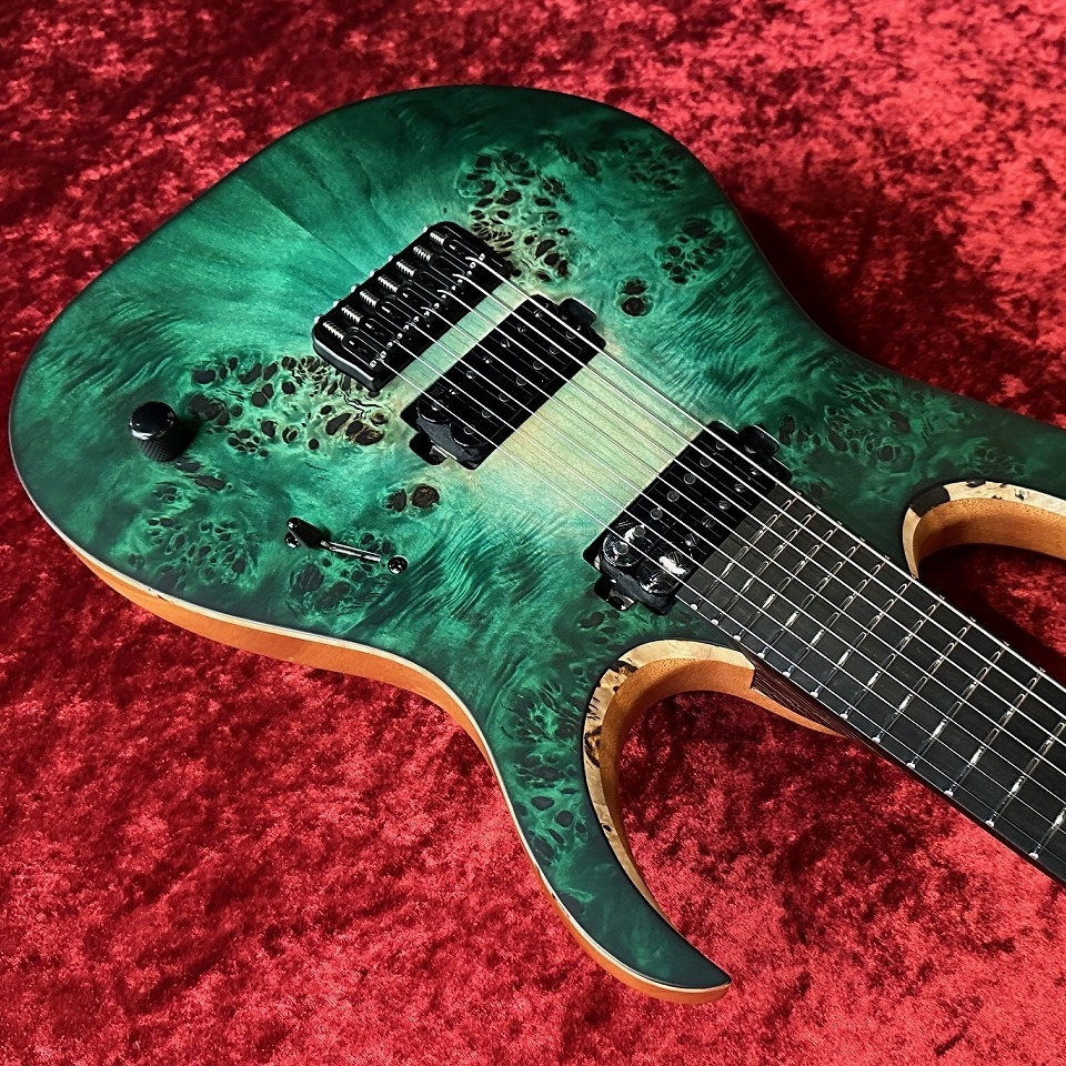 MAYONES Duvell Elite 7 Eye Poplar Natural Fade Green Burst Out