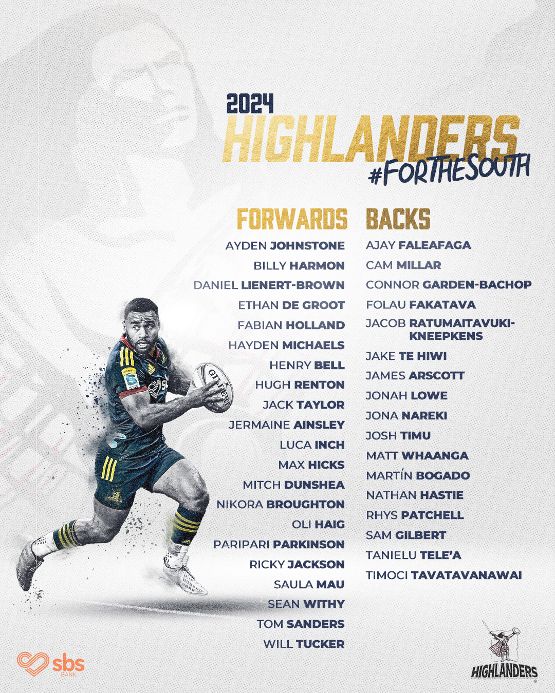 Highlanders - And here it is team, your 2024 Highlanders...