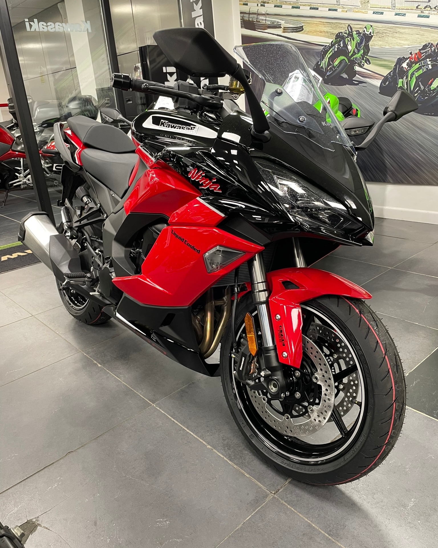We love the new 40th anniversary colours on the Kawasaki