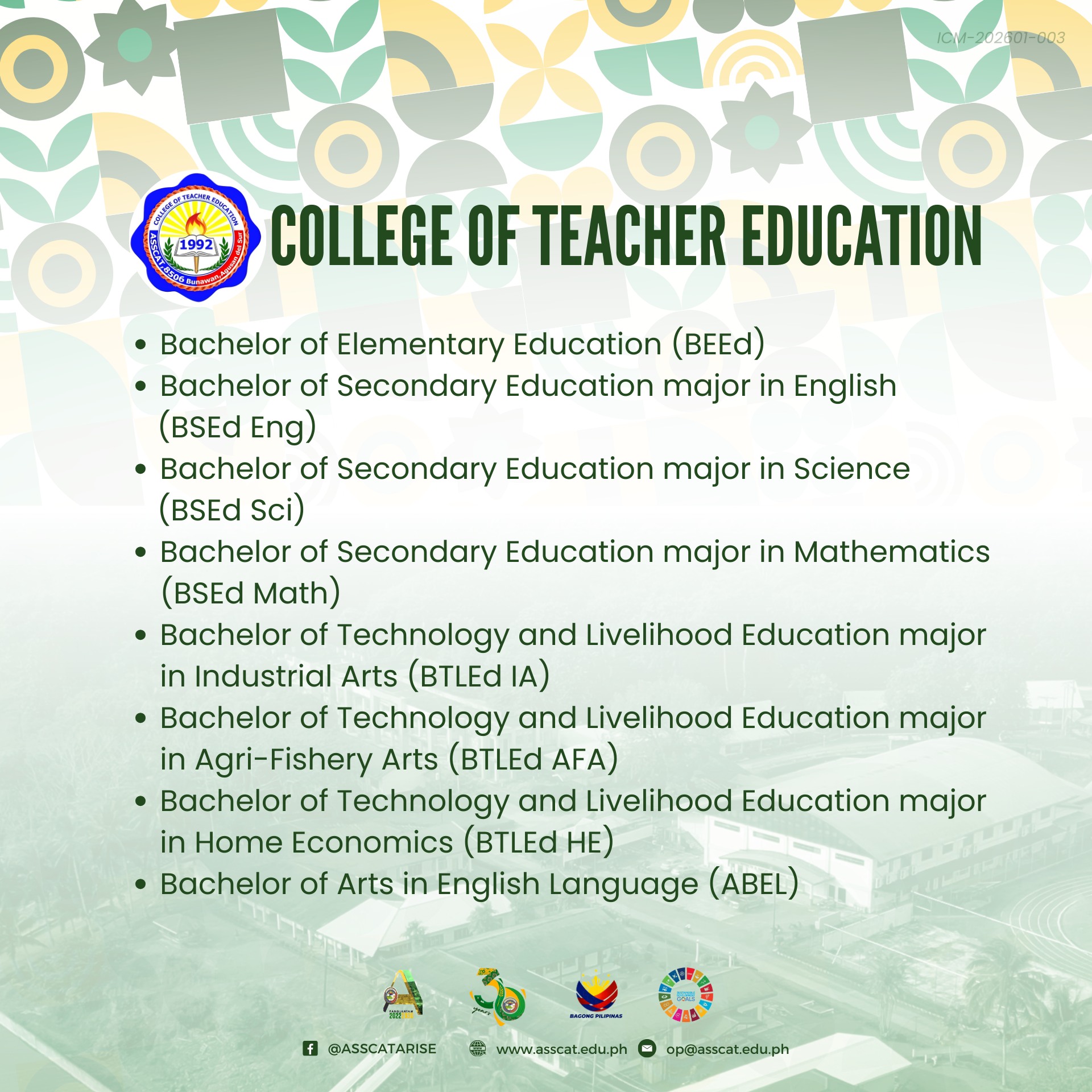 Agusan del Sur State College of Agriculture and Technology | Bunawan