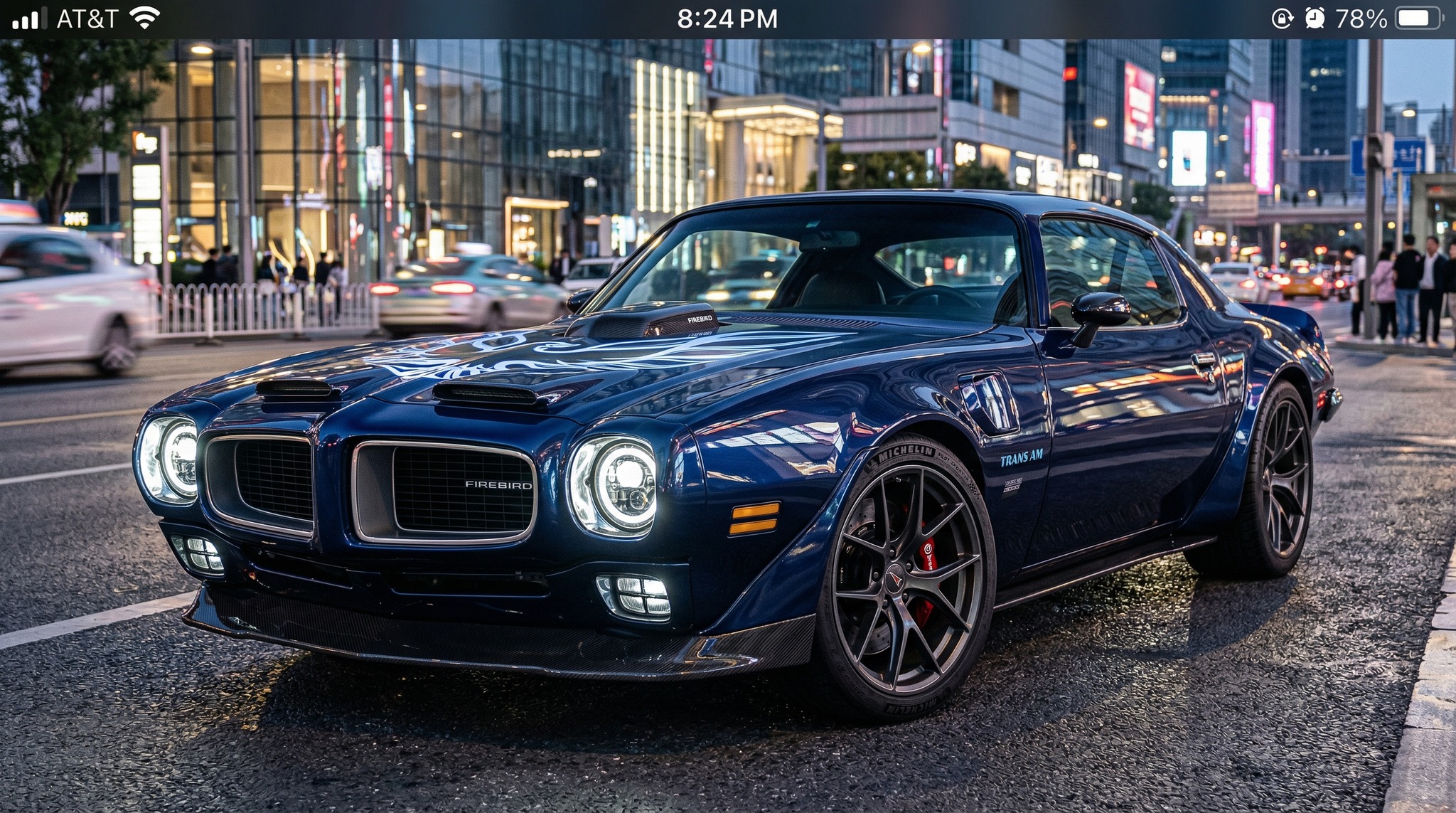Pontiac Firebird tribute to a legendary actor