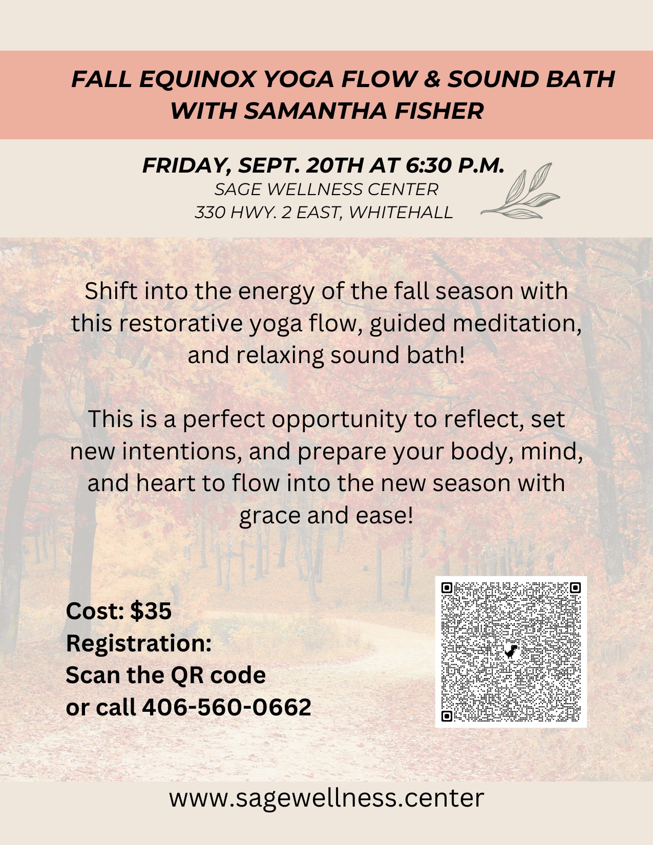 Fall Equinox Yoga Flow & Sound Bath