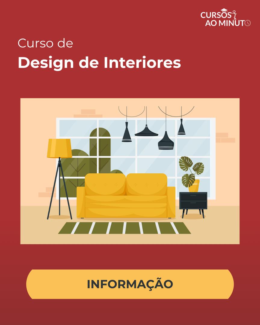 Cursos - 🏠 𝗝𝗮́ 𝗰𝗼𝗻𝗵𝗲𝗰𝗲𝘀 𝗼 𝗰𝘂𝗿𝘀𝗼 𝗱𝗲 𝗗𝗲𝘀𝗶𝗴𝗻 𝗱𝗲 𝗜𝗻𝘁𝗲𝗿𝗶𝗼𝗿𝗲𝘀? 🎨 Aprende a ...