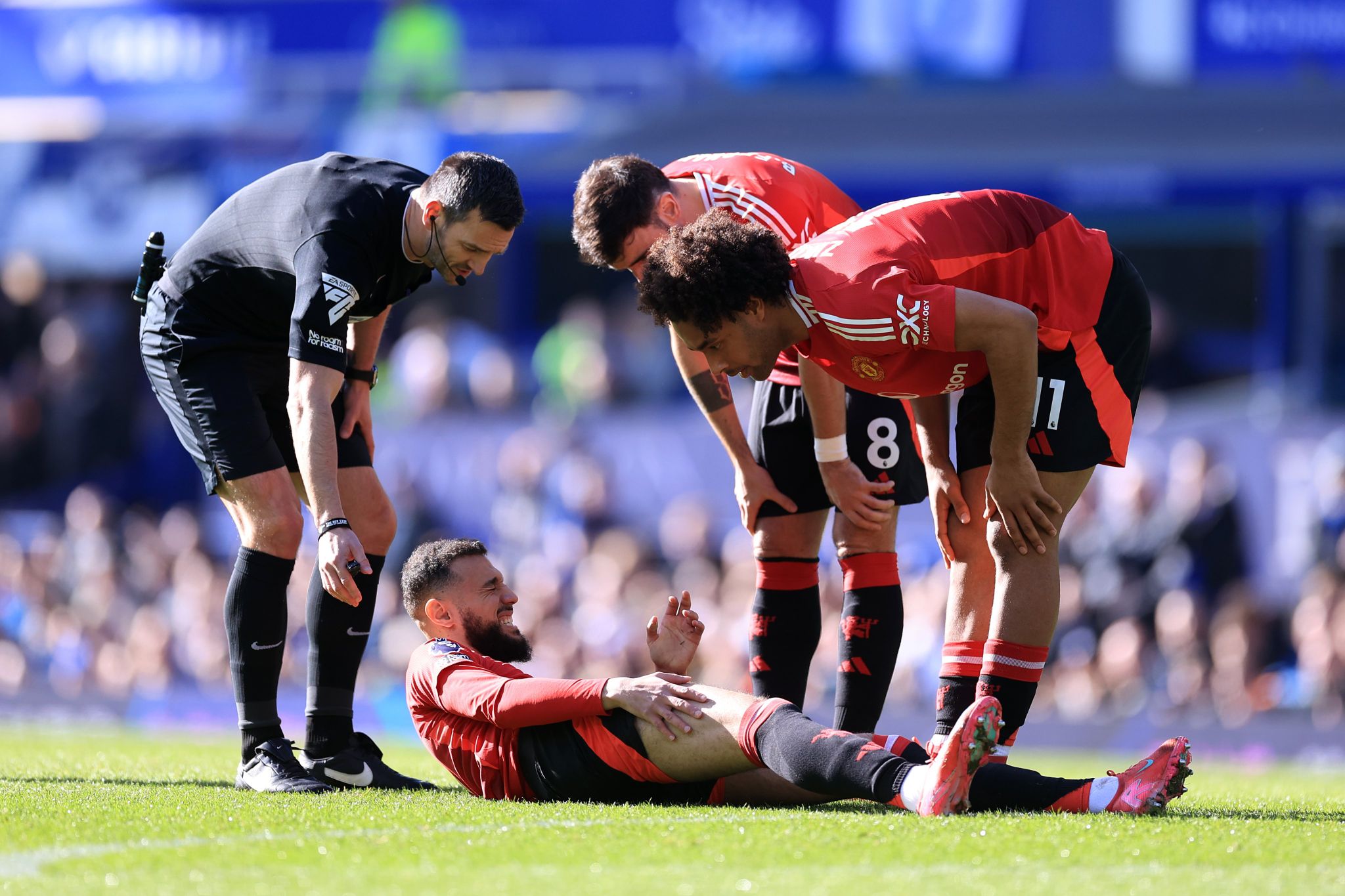 Manchester United tests player fitness