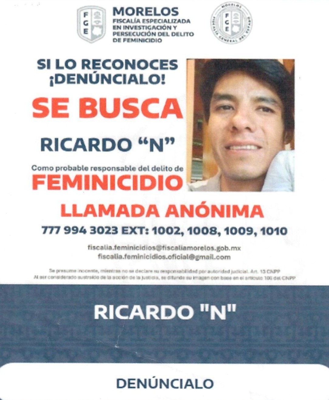 Hiptex - Buscan a acusado de feminicidio La Fiscalía... | Facebook